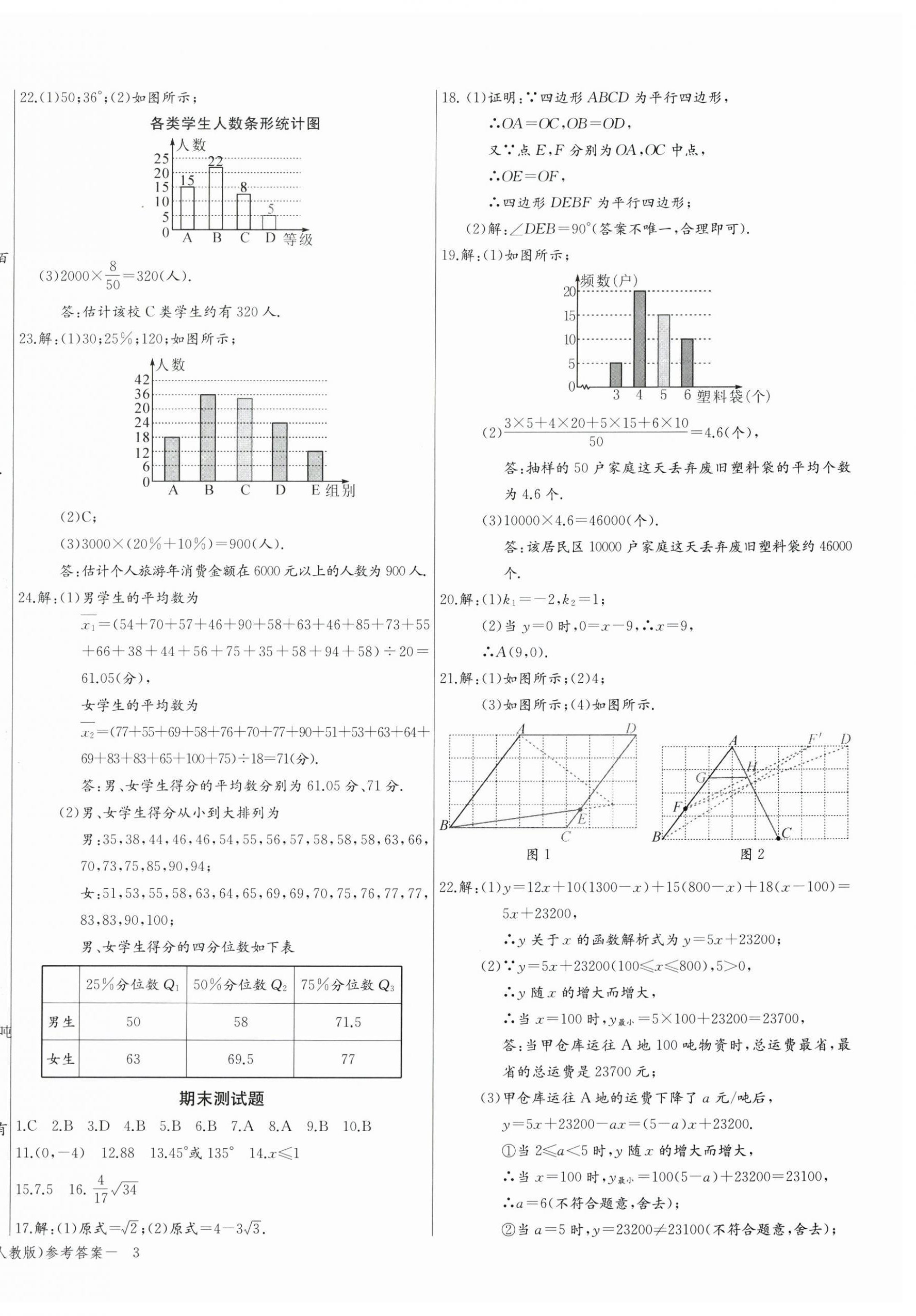 2026年思维新观察八年级数学下册人教版天津专版&nbsp;第6页