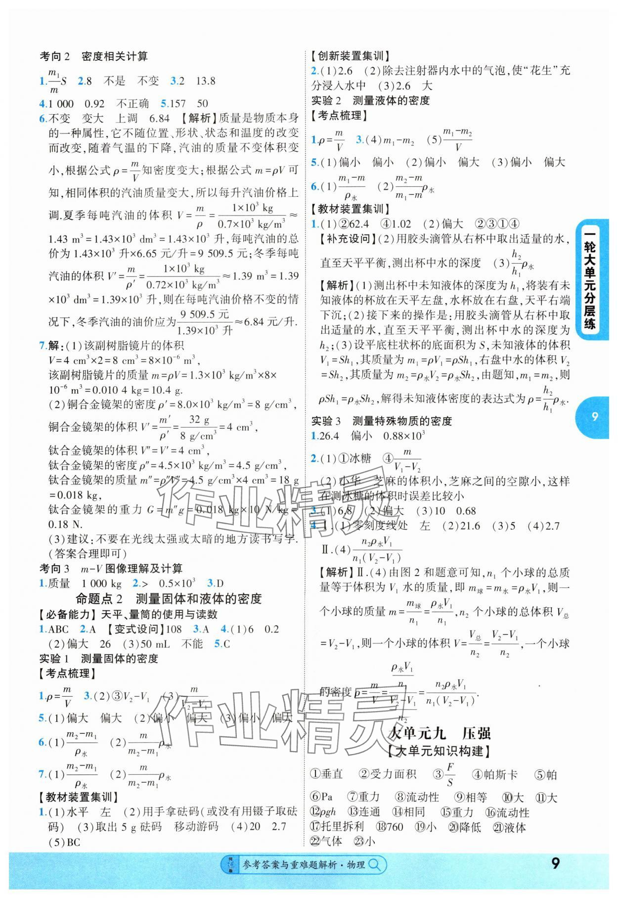 2025年純練版總復習物理中考 第9頁