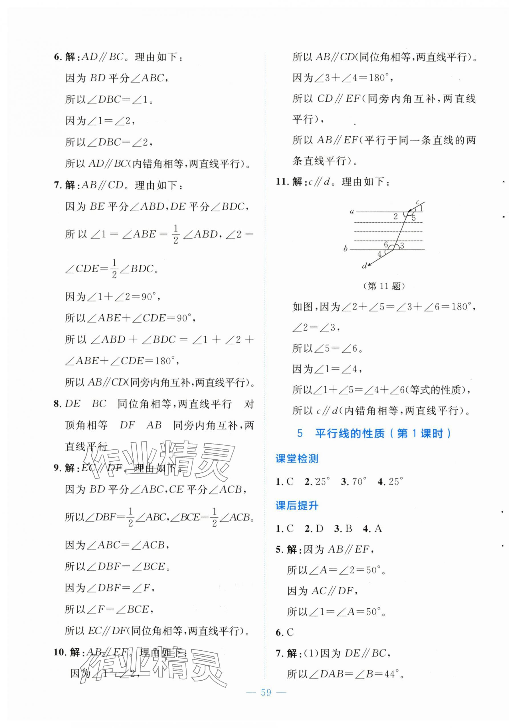 2025年伴你學北京師范大學出版社七年級數學下冊北師大版 第11頁