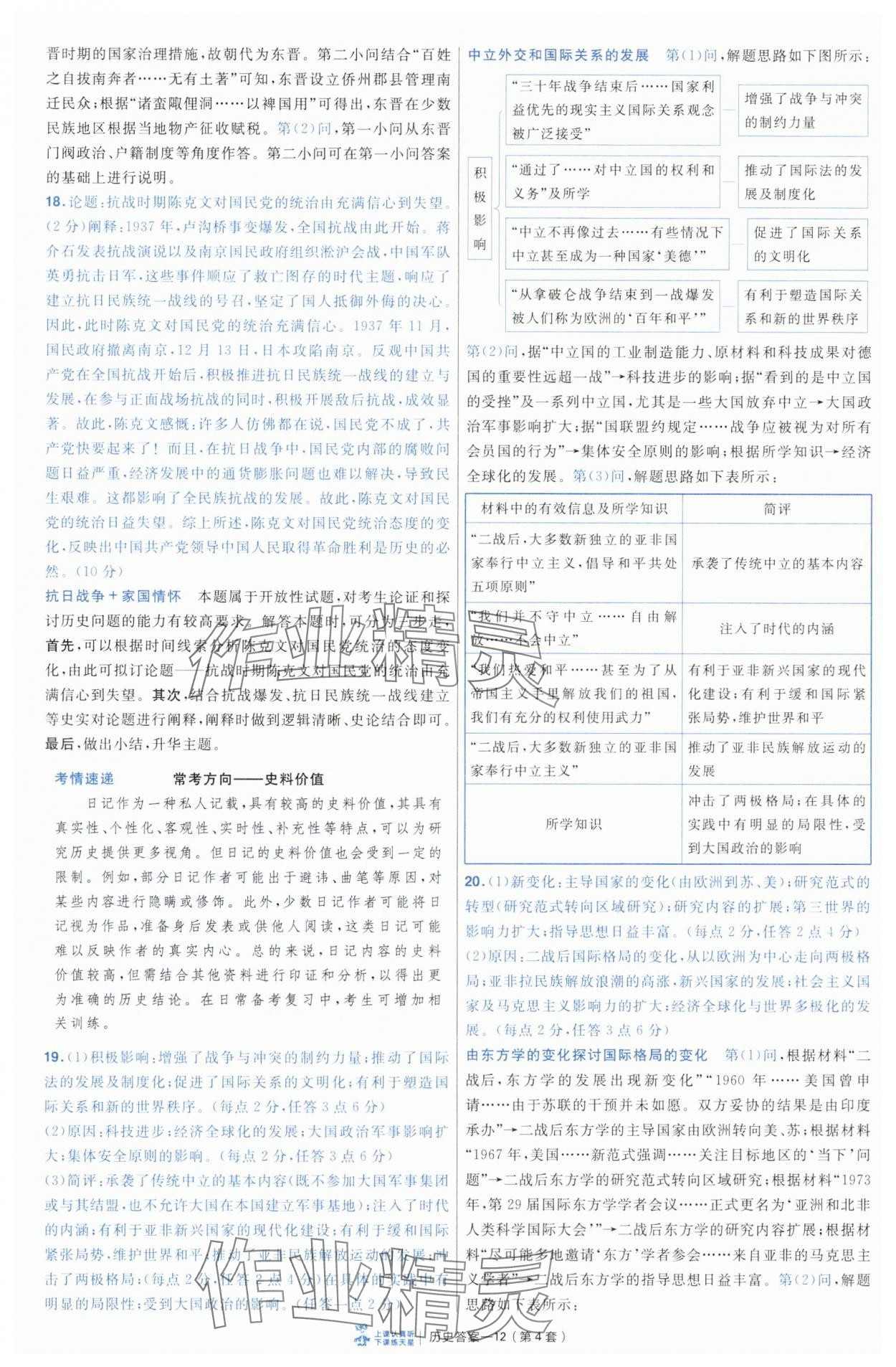 2025年高考沖刺優(yōu)秀模擬試卷匯編45套歷史 第12頁