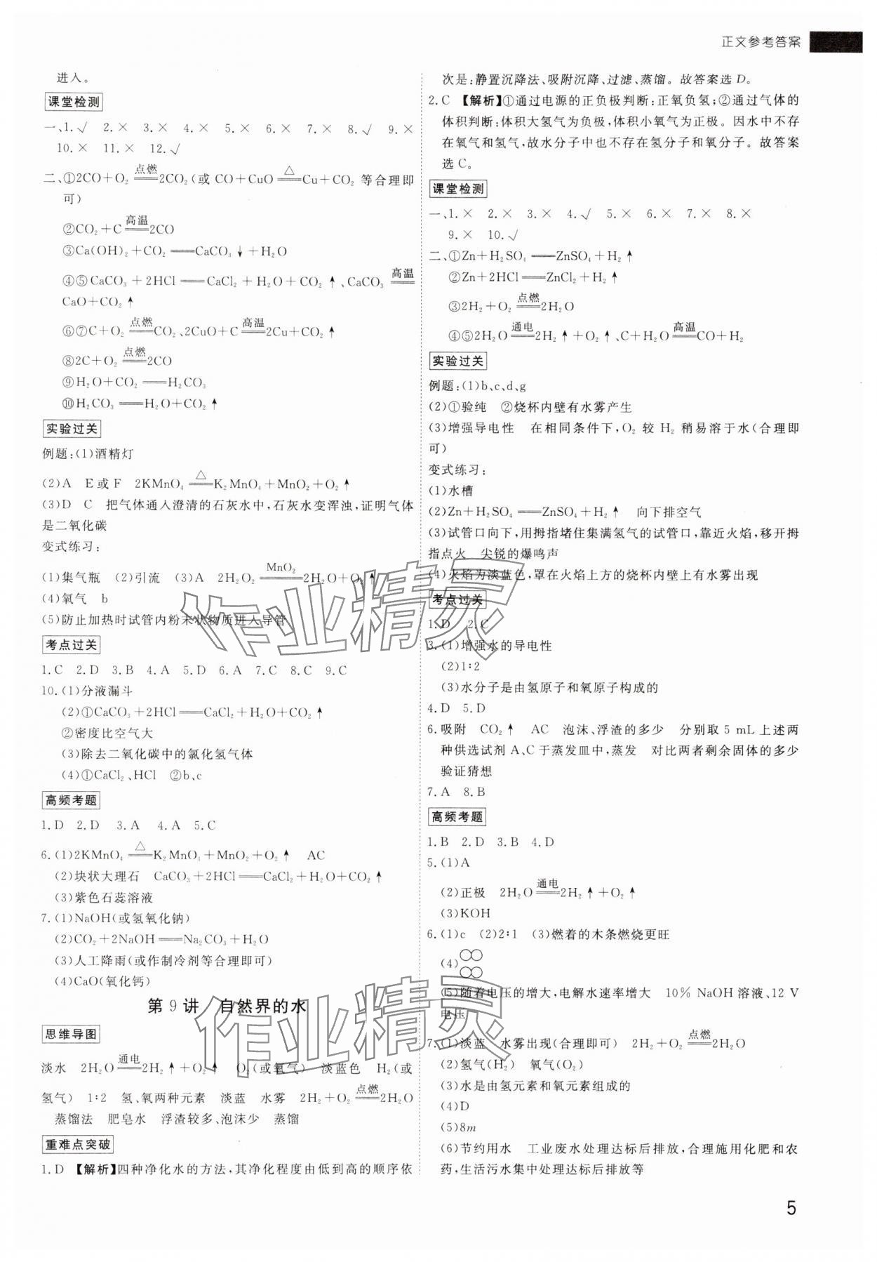 2024年导思学案化学深圳专版 第5页