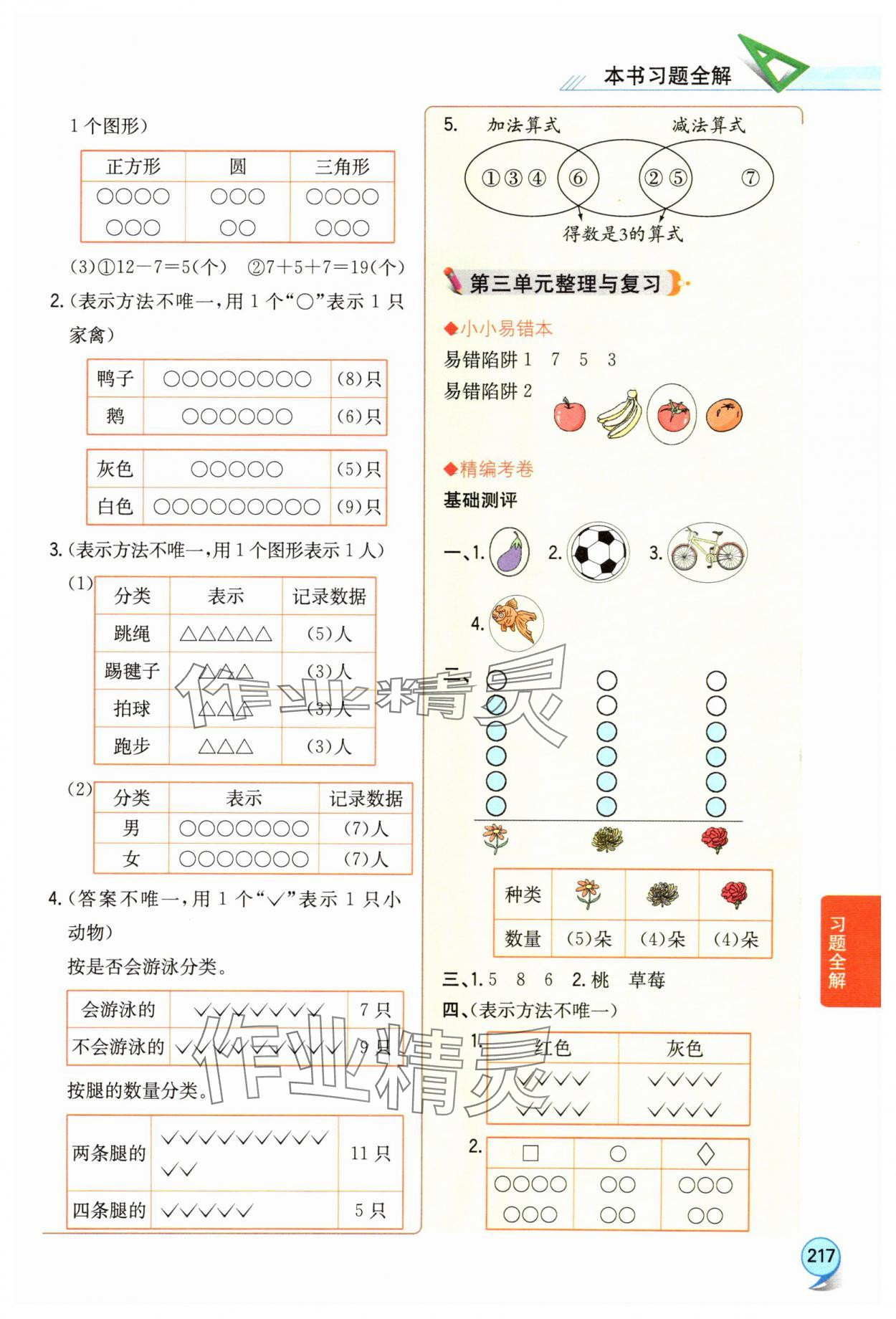 2025年教材全解一年级数学下册苏教版 第5页