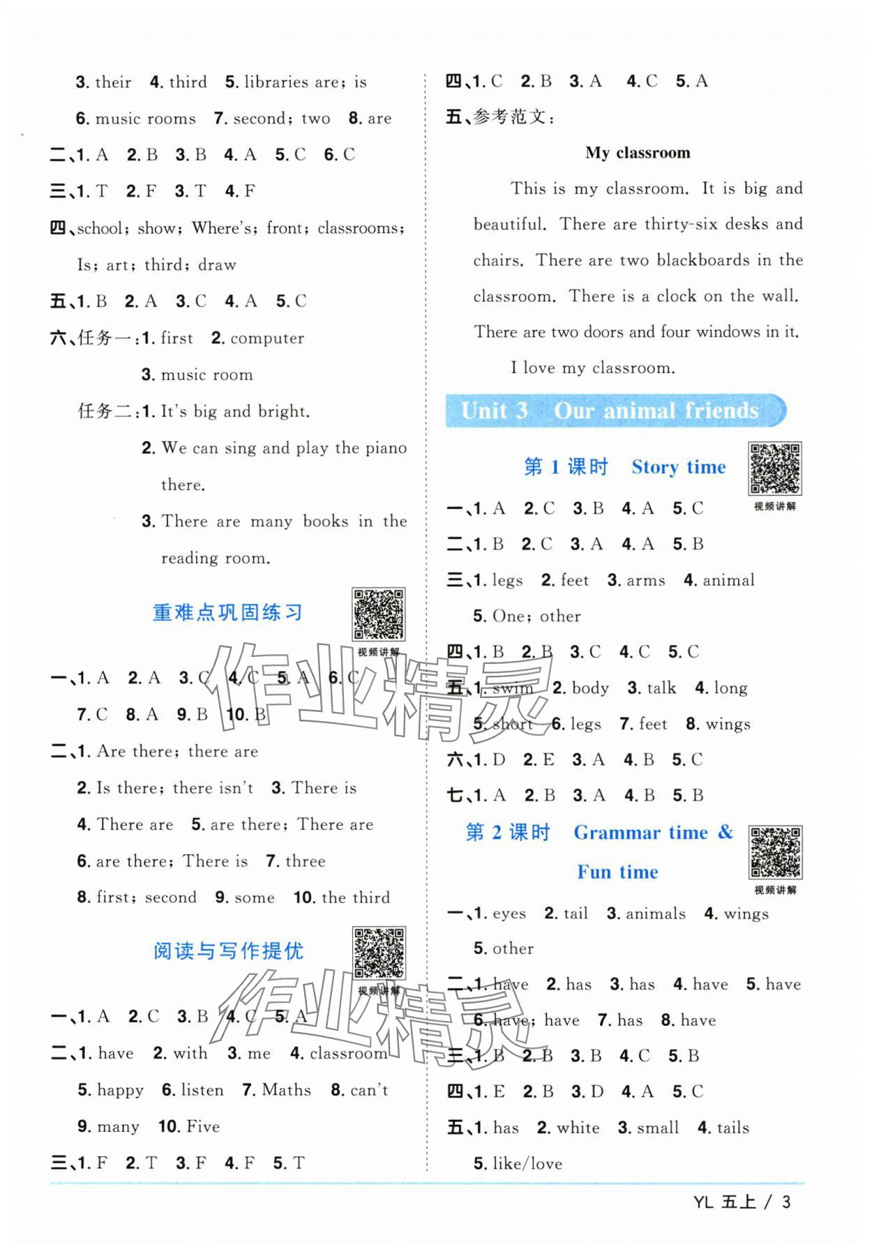 2025年陽光同學課時優(yōu)化作業(yè)五年級英語上冊譯林版江蘇專版 第3頁