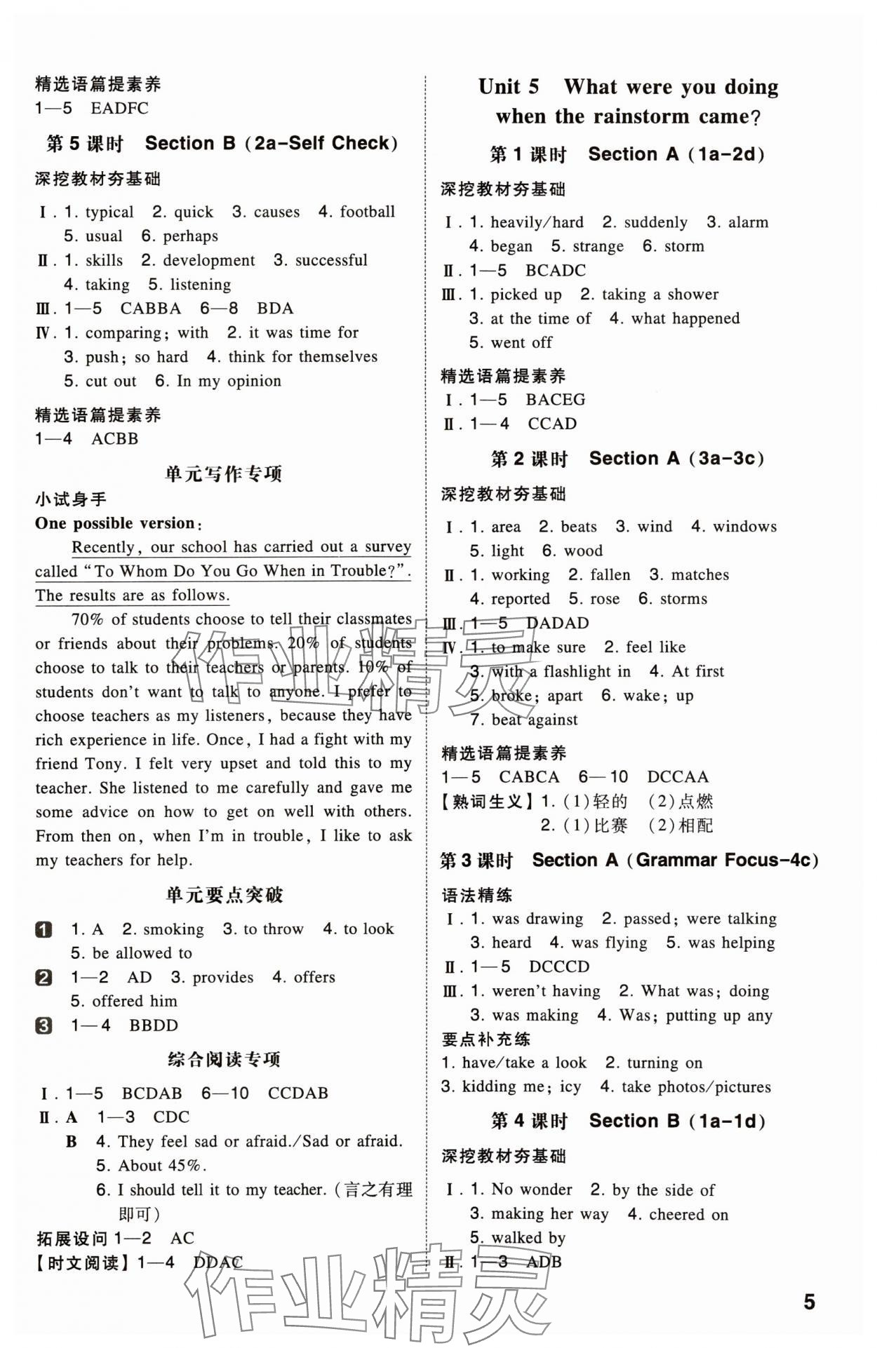 2025年一本八年級(jí)英語(yǔ)下冊(cè)人教版安徽專版 第5頁(yè)