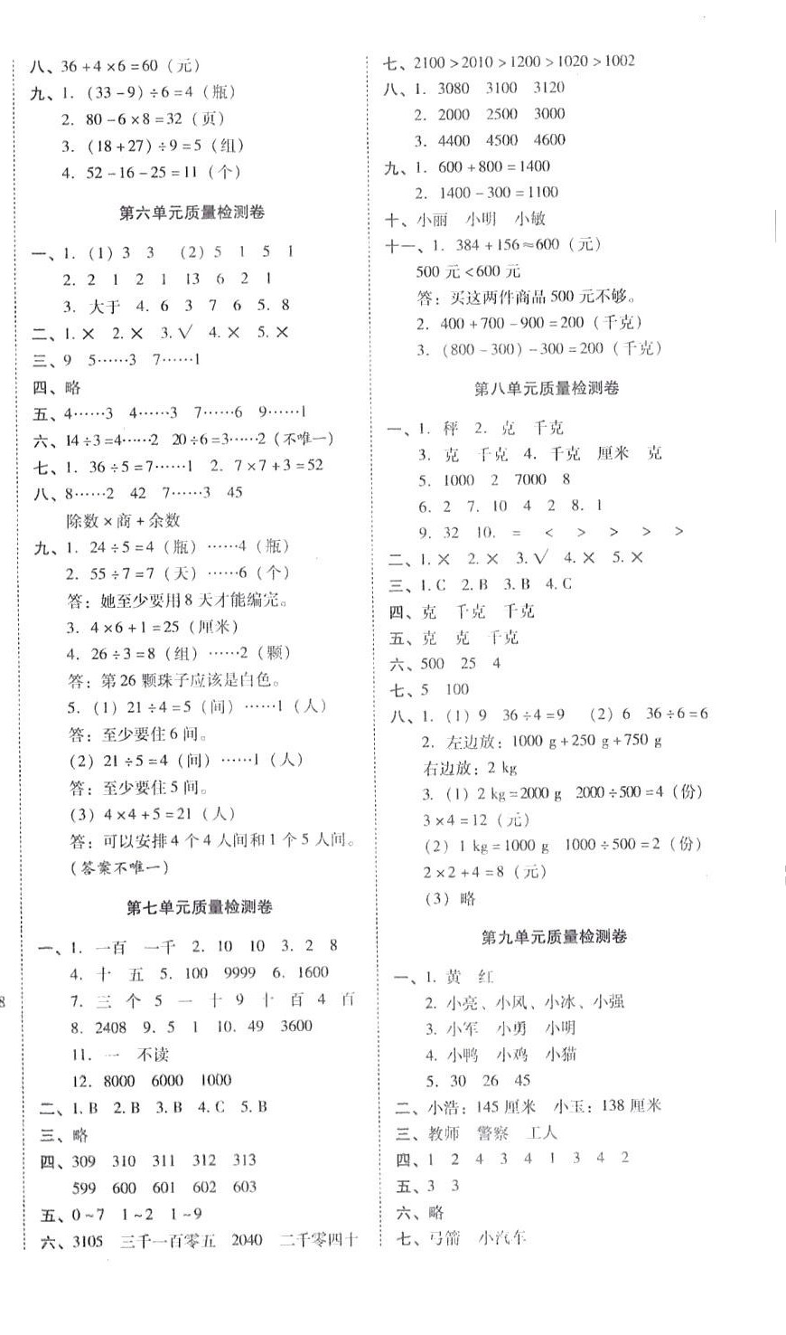 2024年云南师大附小一线名师核心试卷二年级数学下册人教版 第2页
