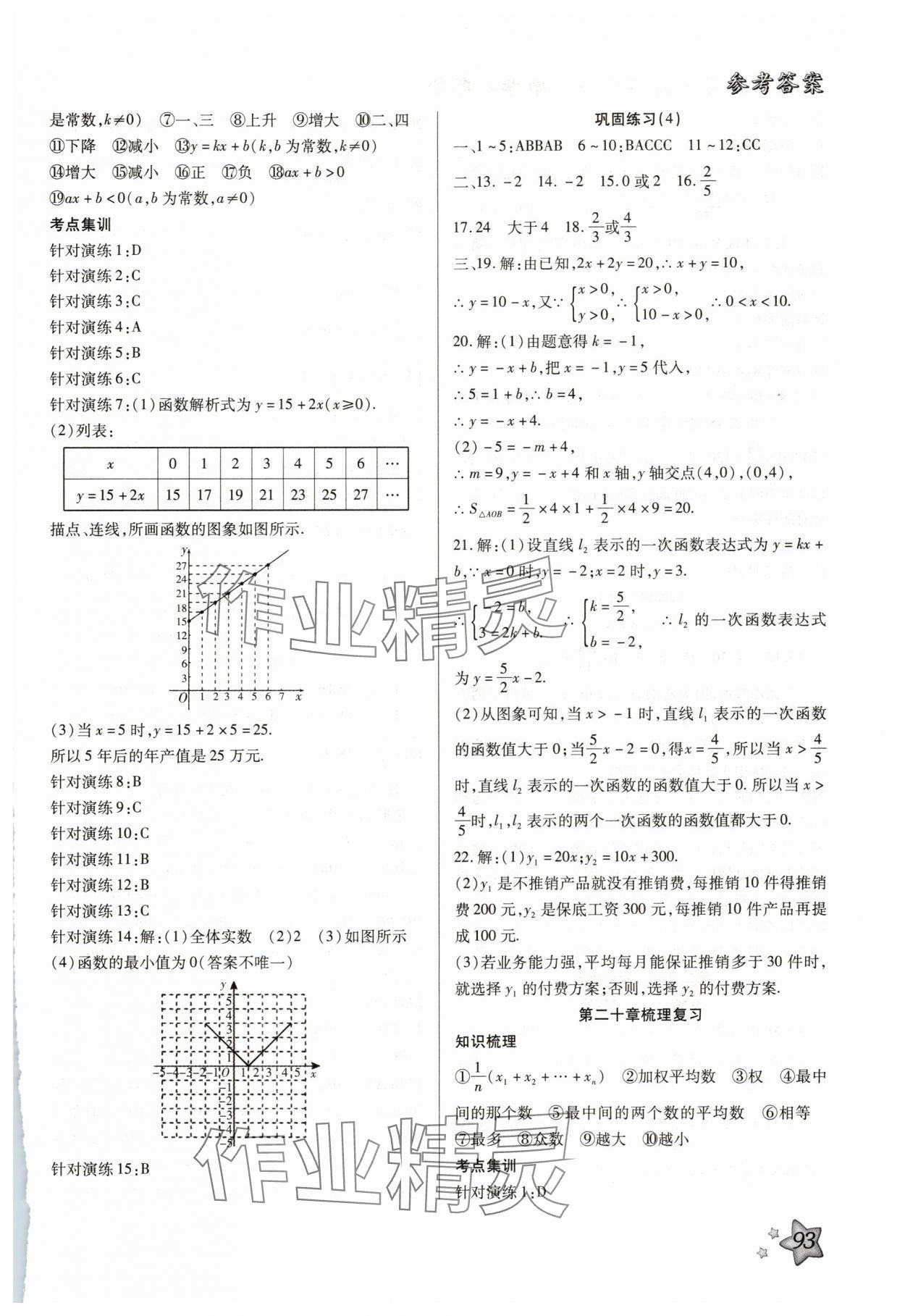 2025年輕松總復(fù)習(xí)暑假作業(yè)八年級數(shù)學(xué)人教版 第3頁