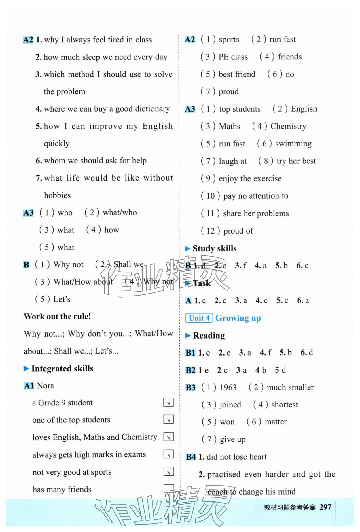 2025年特高級(jí)教師點(diǎn)撥九年級(jí)英語上冊(cè)譯林版 參考答案第4頁(yè)