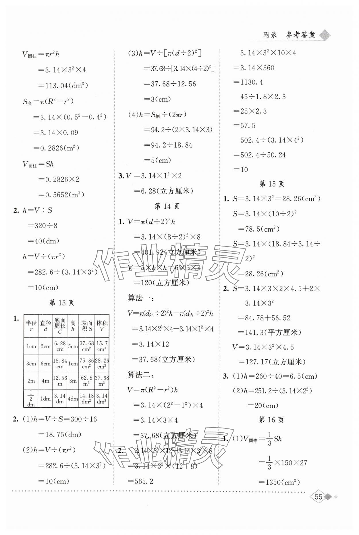 2024年黃岡小狀元同步計算天天練六年級數(shù)學下冊人教版 第5頁