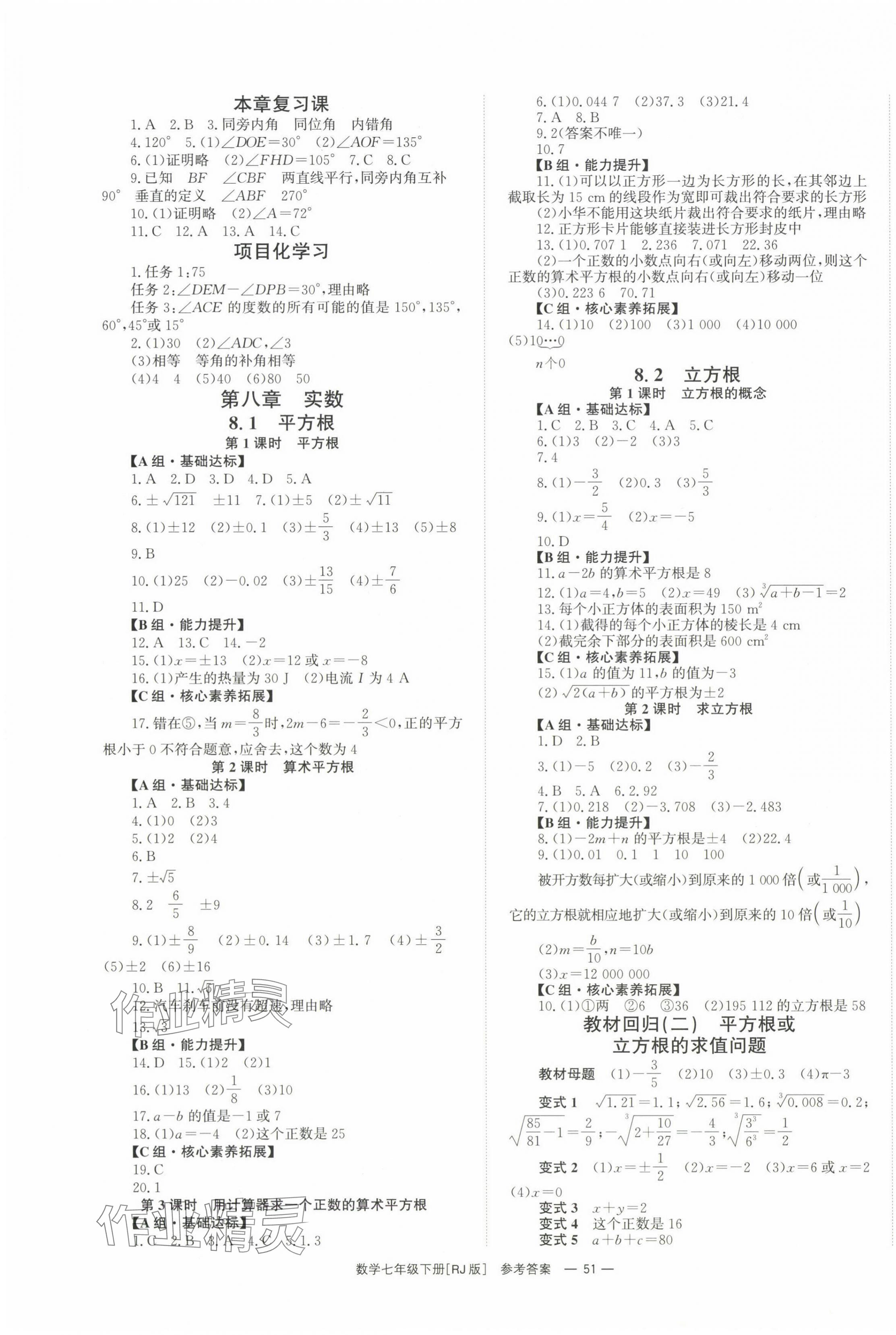 2025年全效學習同步學練測七年級數學下冊人教版 第3頁