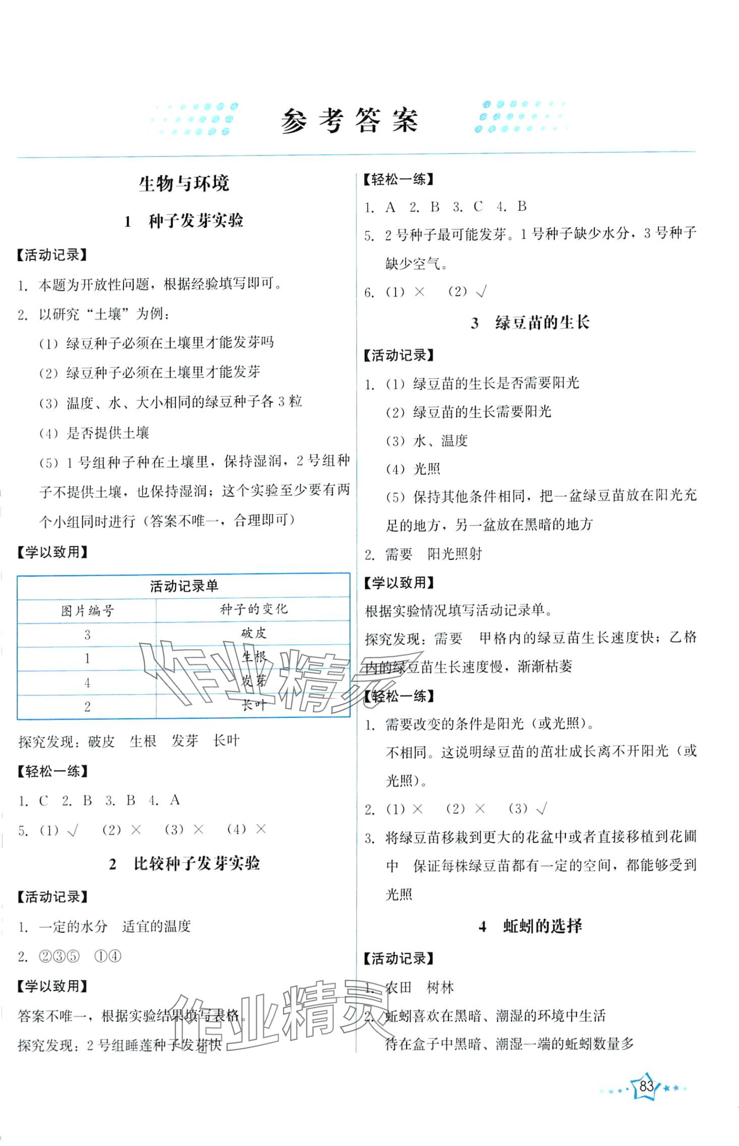 2024年能力培養(yǎng)與測試五年級科學(xué)下冊教科版 第1頁