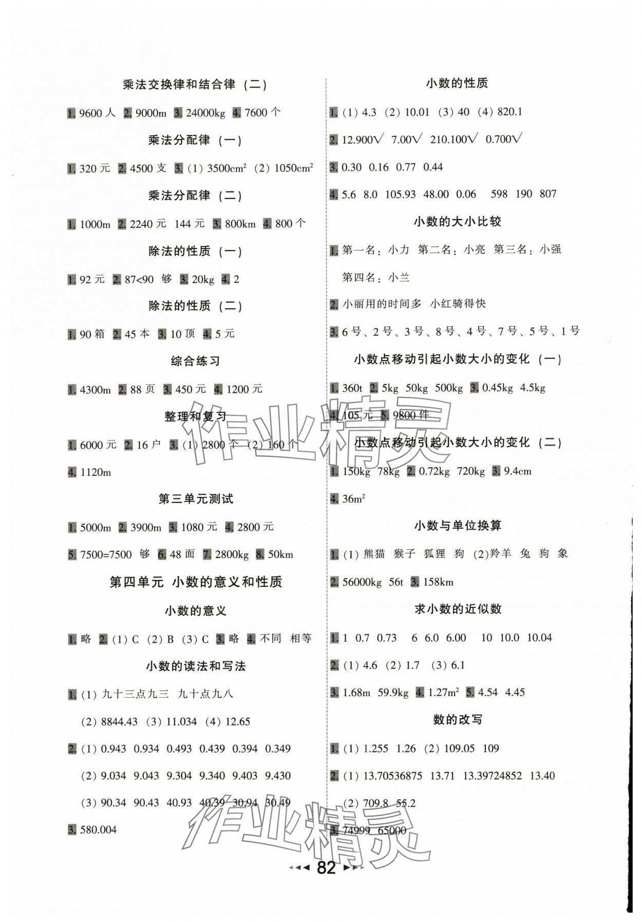 2025年小学应用题卡天天练四年级下册人教版 第2页