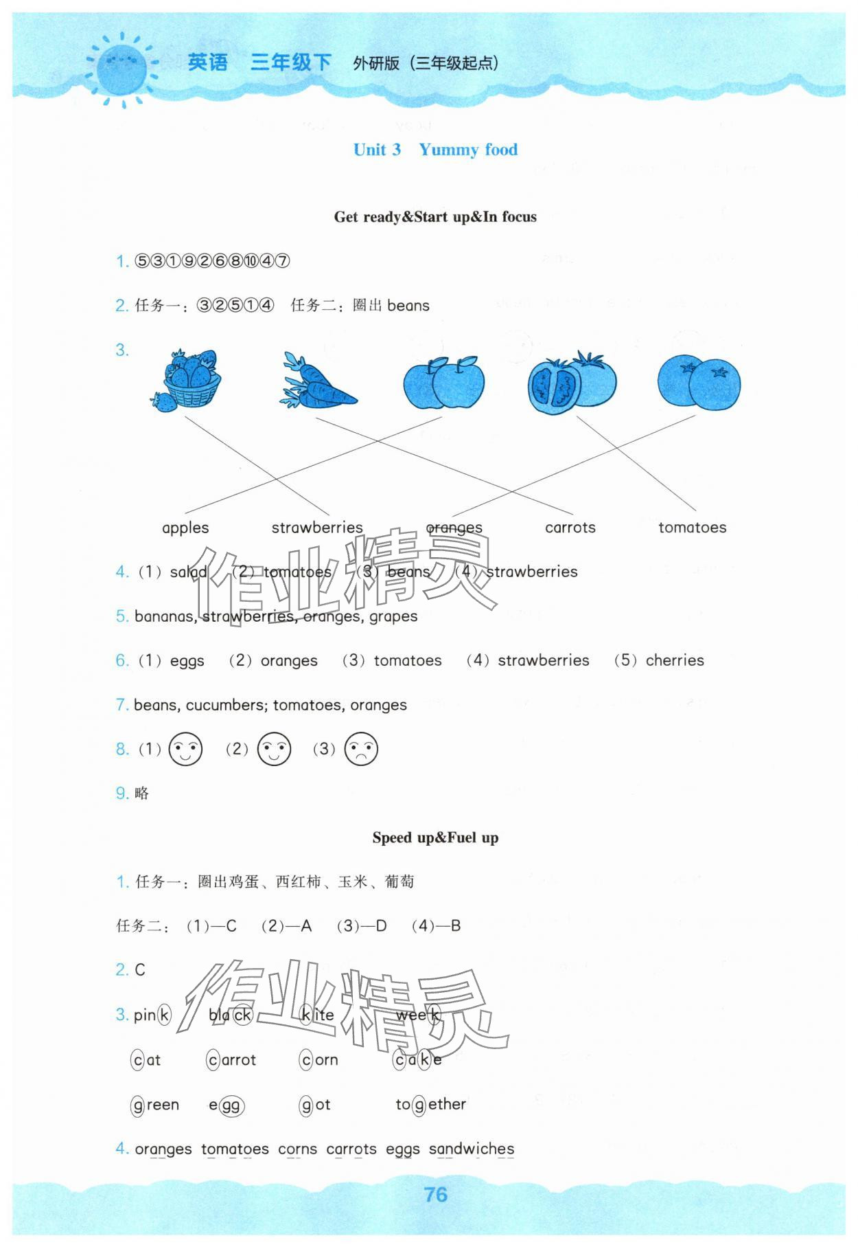 2025年新课程能力培养三年级英语下册外研版 第4页