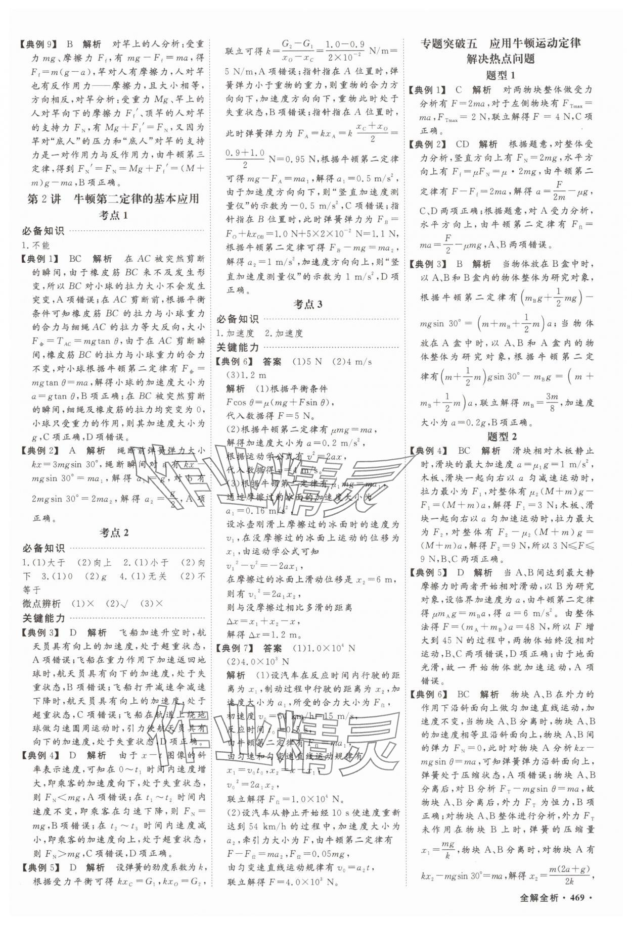2025年贏在微點物理 參考答案第10頁