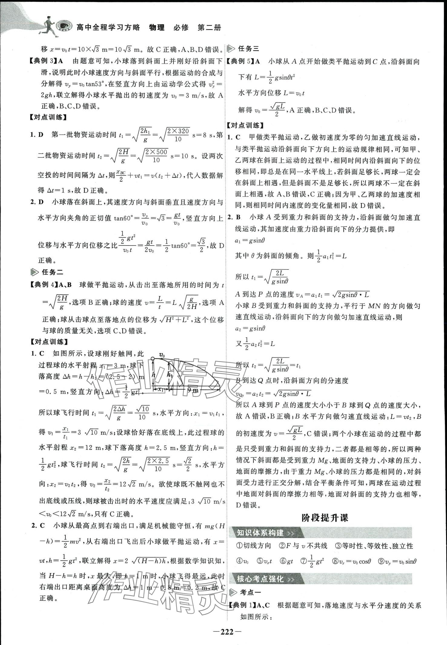 2024年世紀(jì)金榜高中全程學(xué)習(xí)方略高中物理必修第二冊(cè)人教版 第6頁