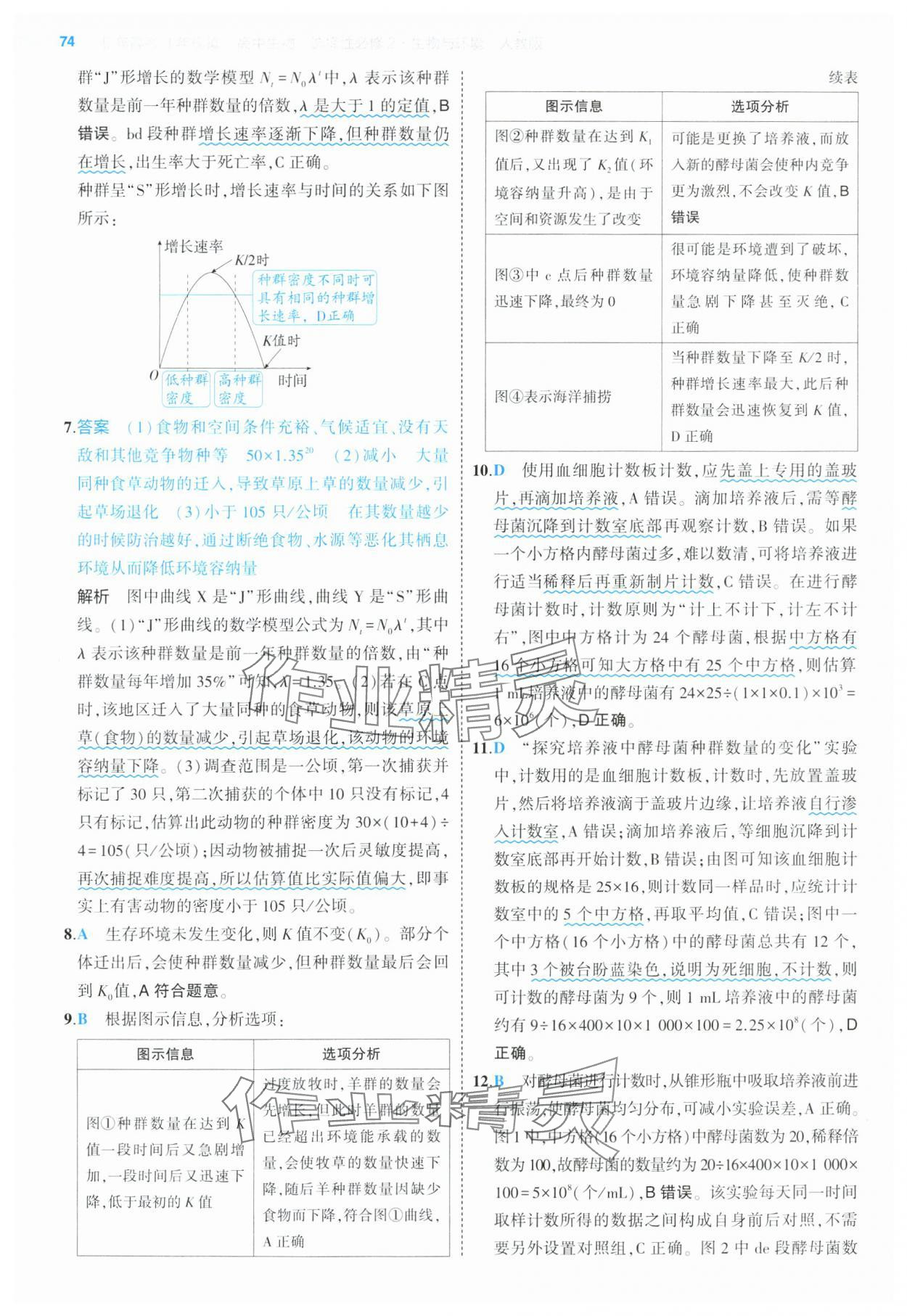2025年5年高考3年模擬高中生物選擇性必修2人教版 第4頁(yè)