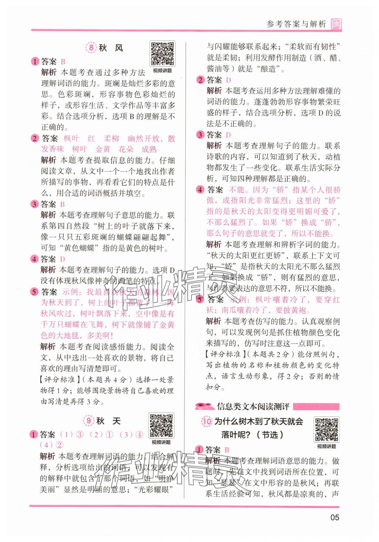 2025年木頭馬閱讀力測評三年級語文部編版A版福建專版 第5頁