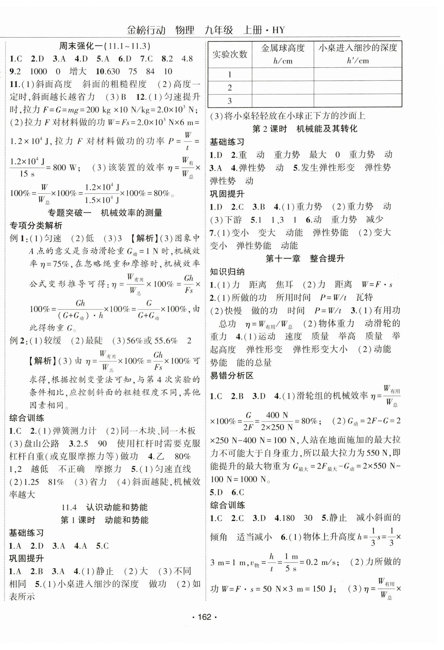 2024年金榜行動九年級物理上冊滬粵版 第2頁