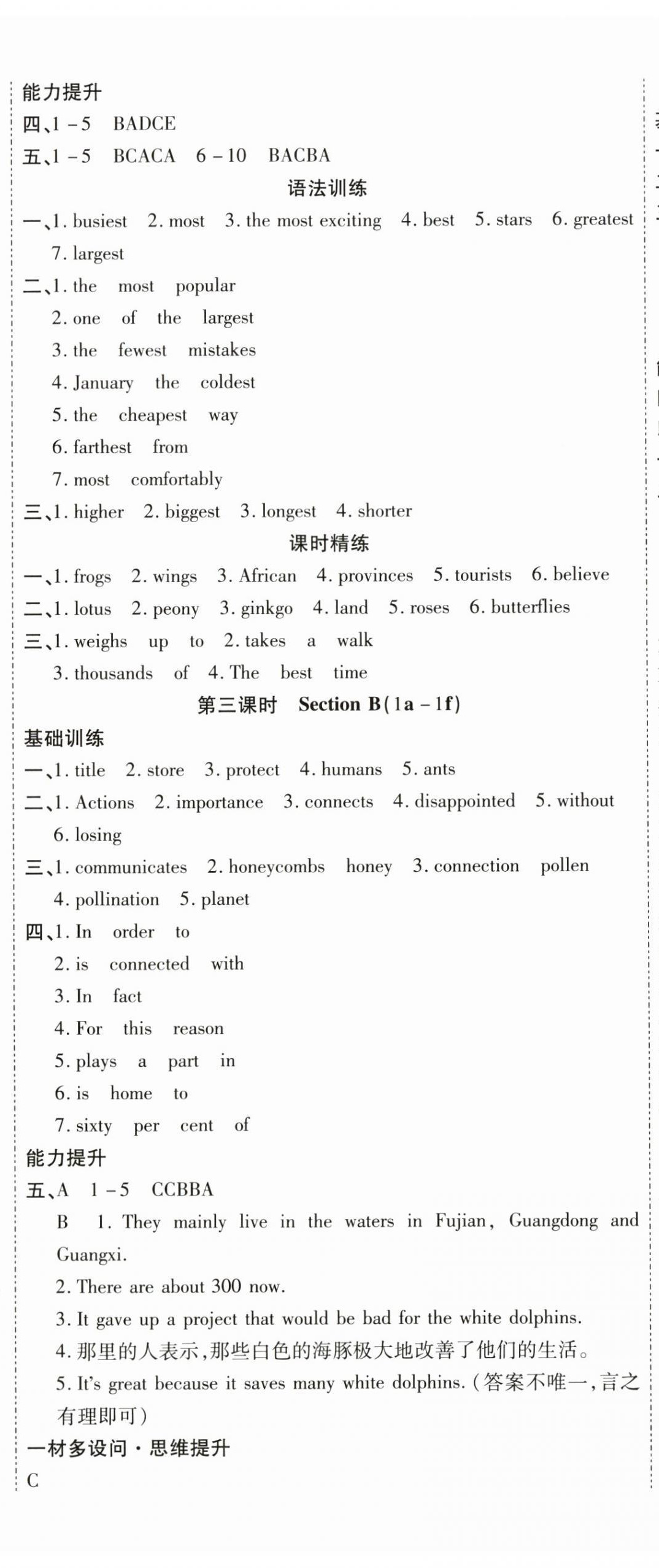 2025年畅行课堂八年级英语上册人教版广西专版 第9页