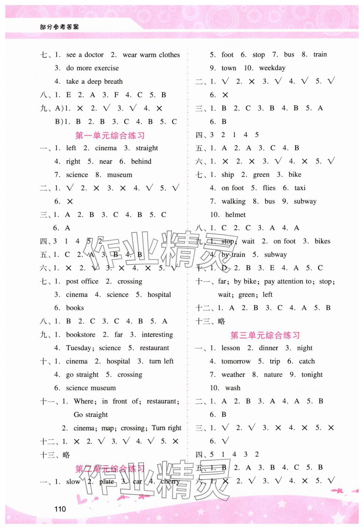 2024年新課程學習輔導六年級英語上冊人教版 第4頁