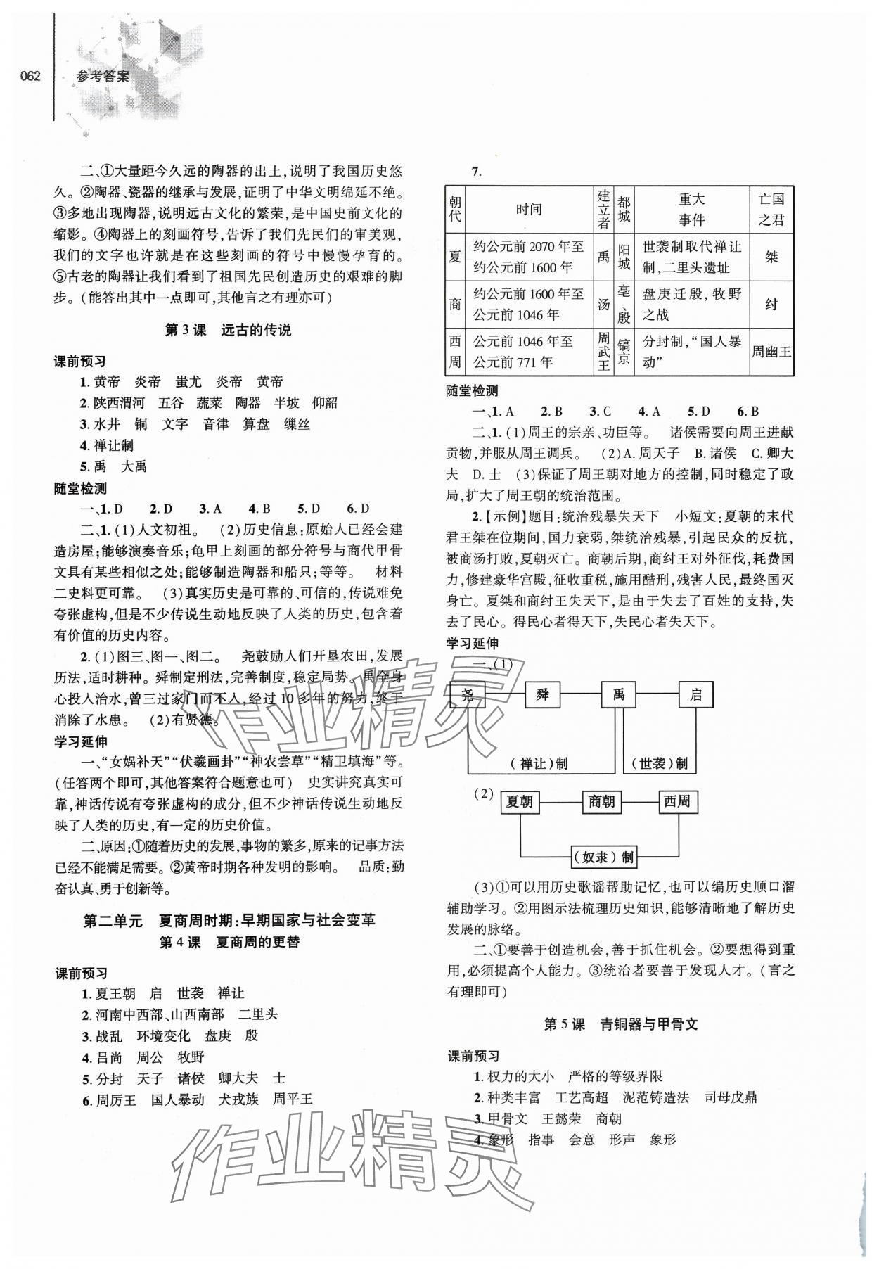 2023年同步練習(xí)冊大象出版社七年級歷史上冊人教版 第2頁