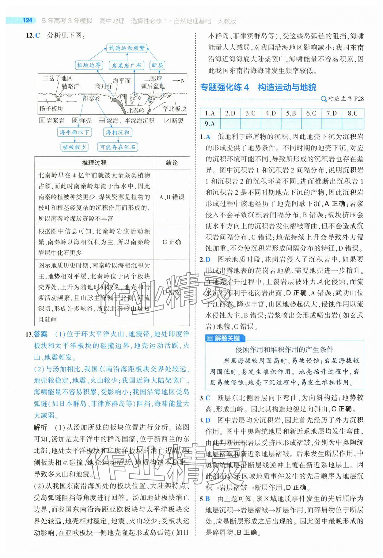 2025年5年高考3年模擬高二地理選擇性必修1人教版 第20頁