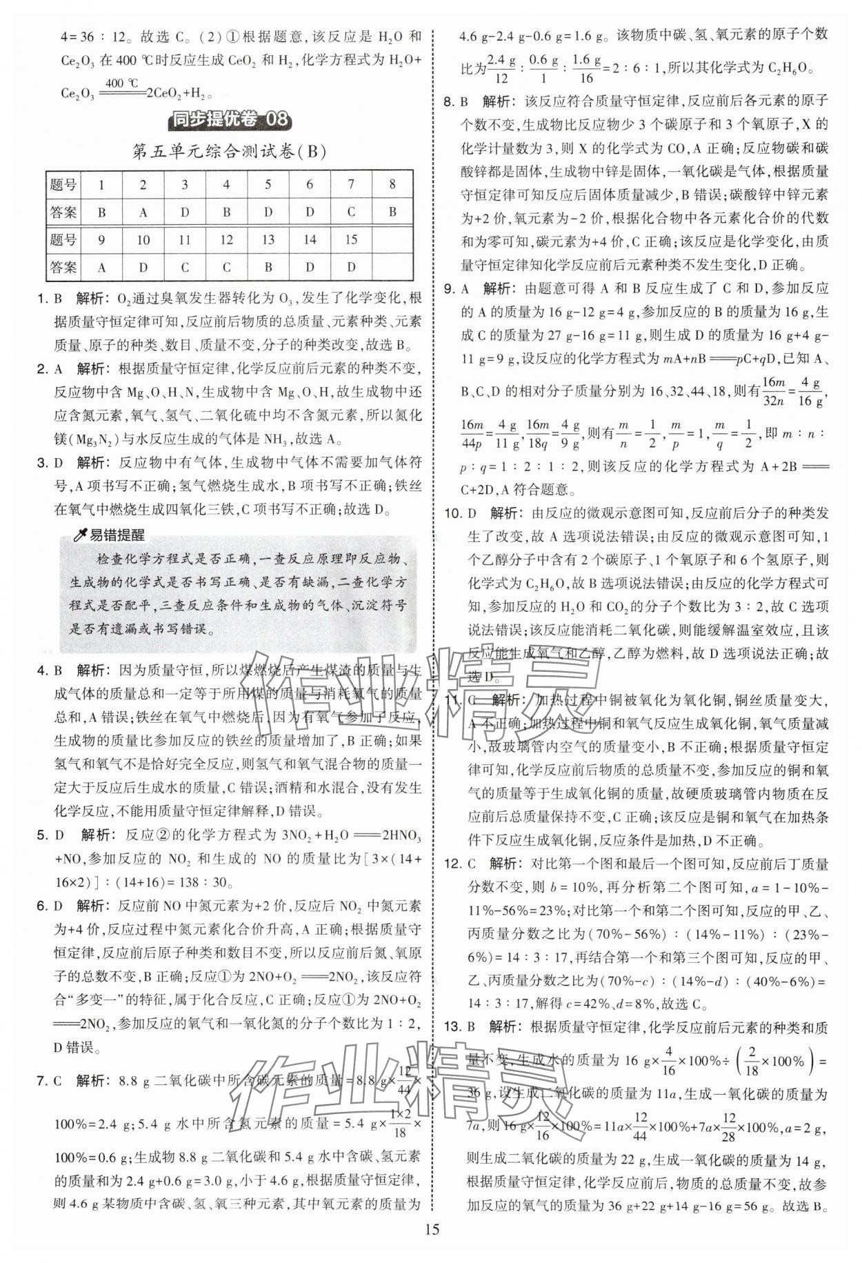 2025年學(xué)霸提優(yōu)大試卷九年級(jí)化學(xué)人教版 第15頁(yè)