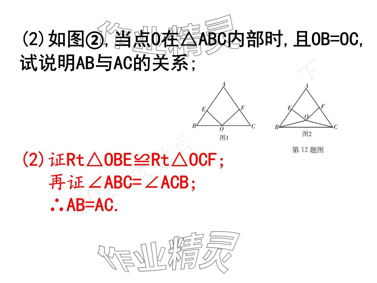 2025年一本通武漢出版社八年級數(shù)學(xué)下冊北師大版精簡版 參考答案第51頁