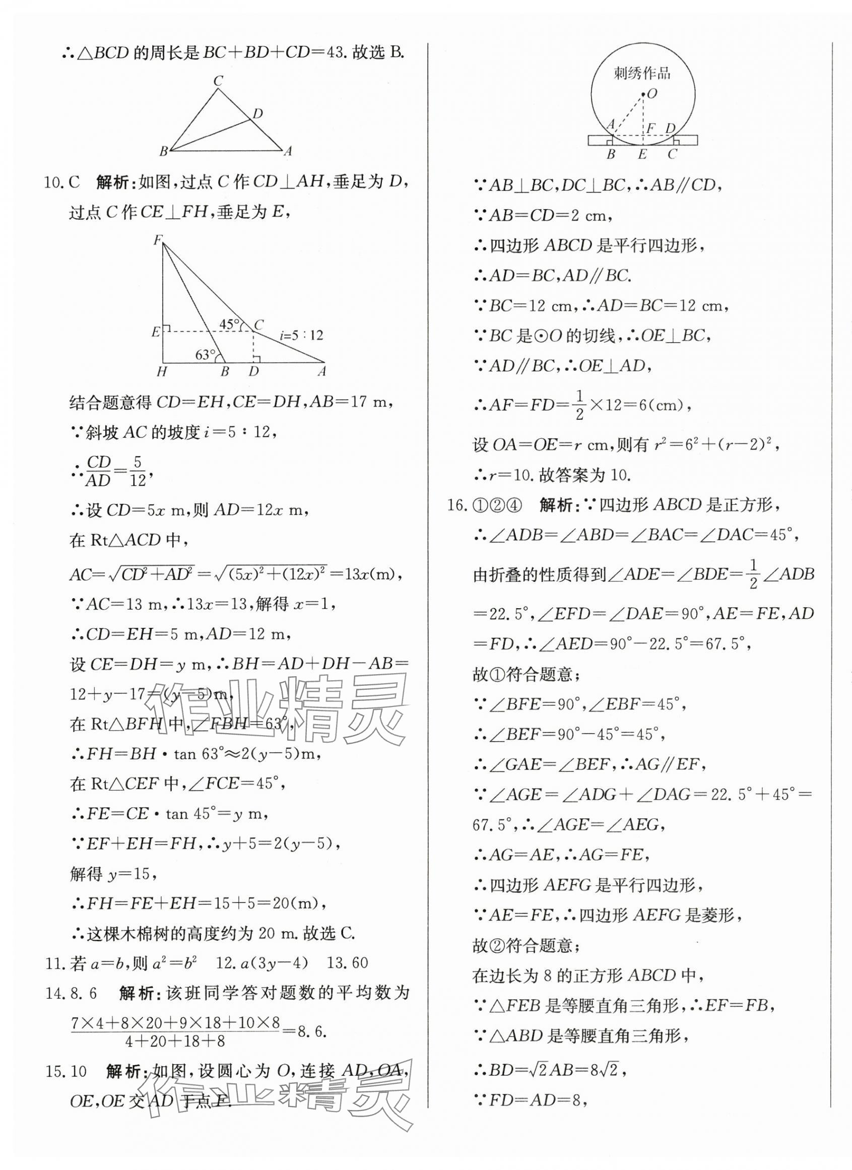 2025年北教传媒实战广州中考数学 第33页