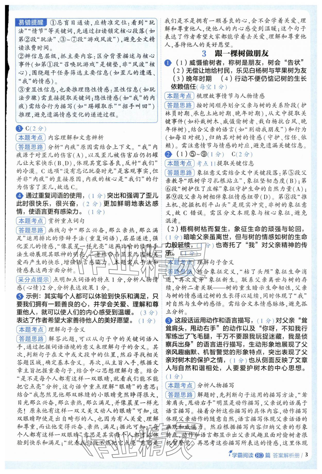 2025年阅读语文80篇六年级 第3页