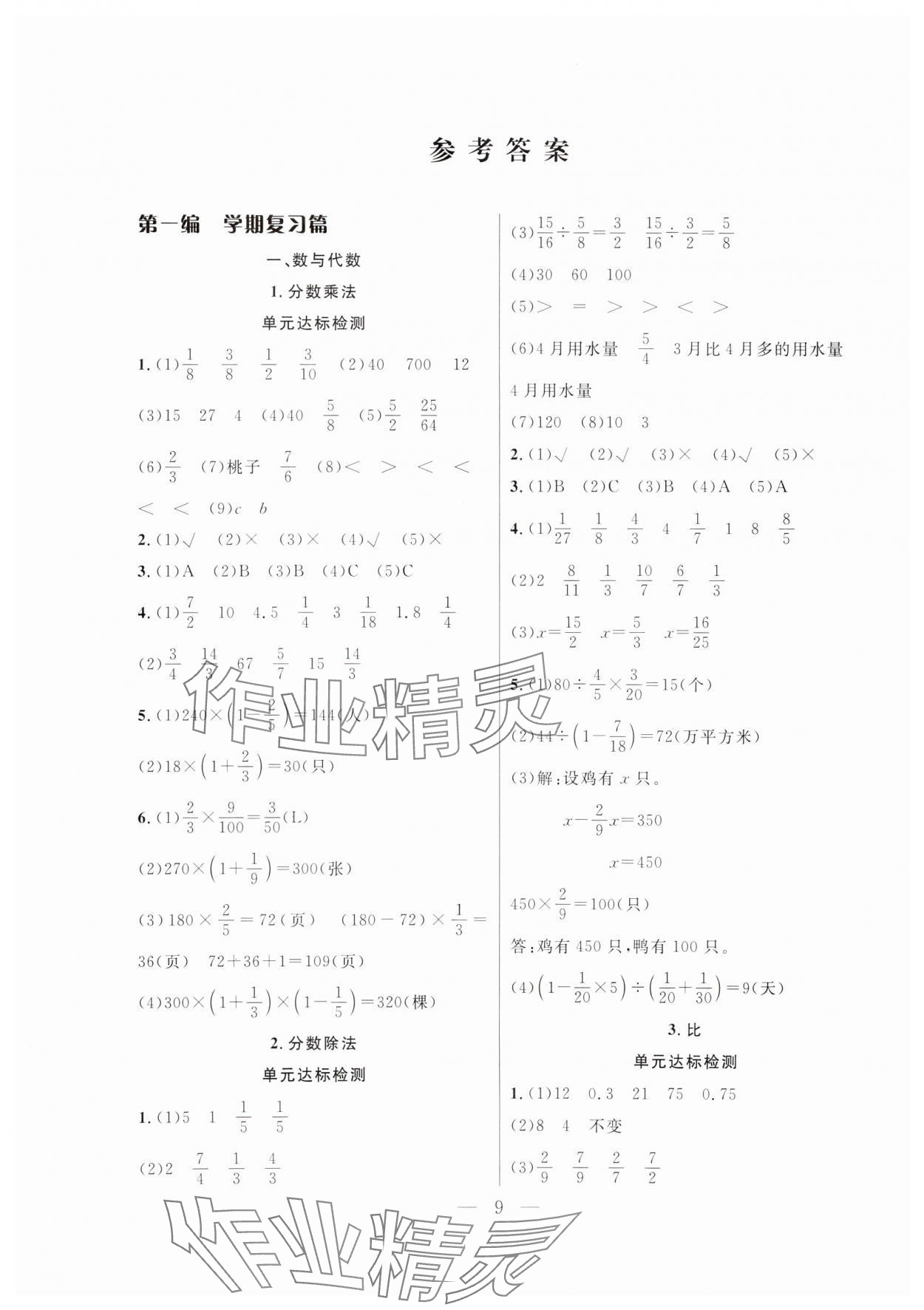 2025年快樂寒假吉林教育出版社六年級數(shù)學(xué)人教版 第1頁