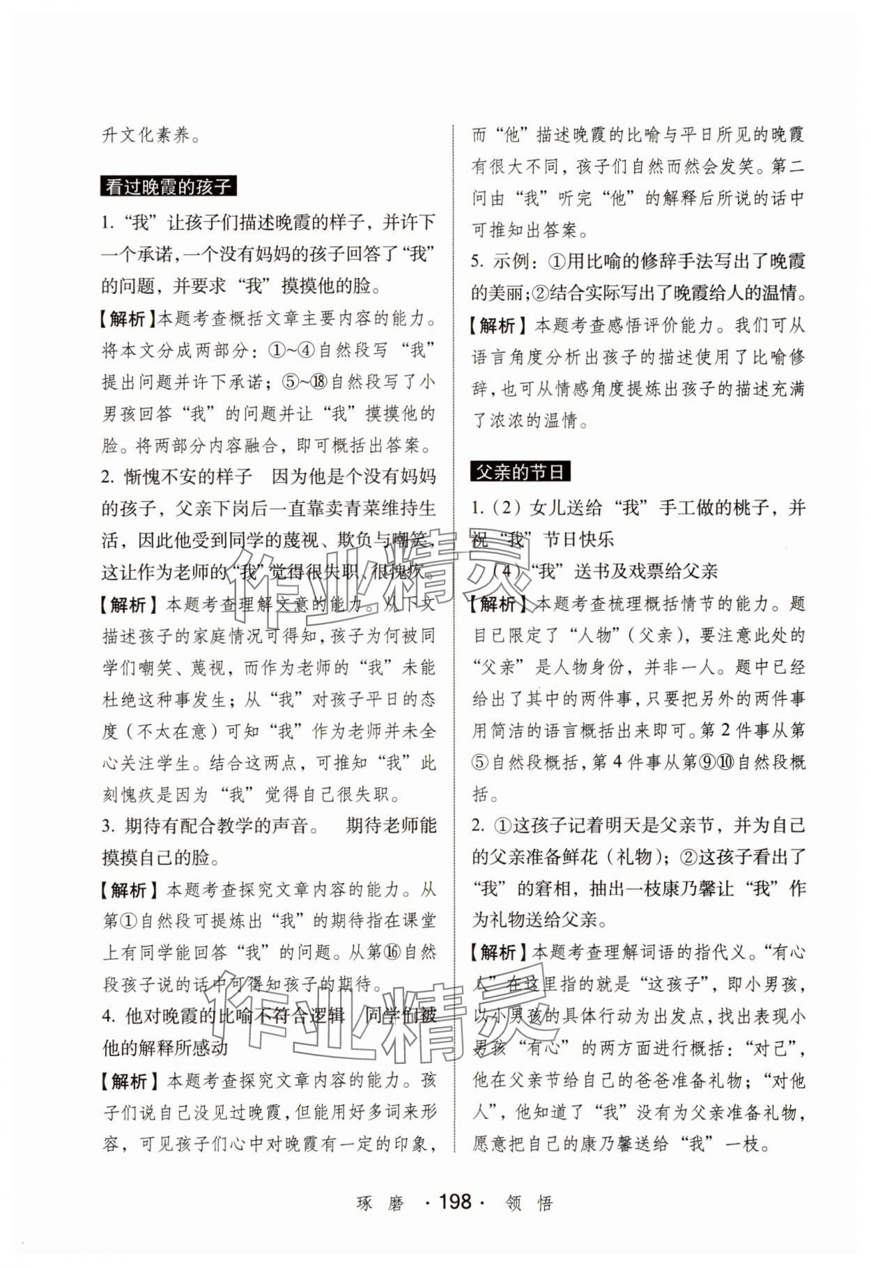 2025年小学语文考试阅读真题精选专练详解六年级 第12页