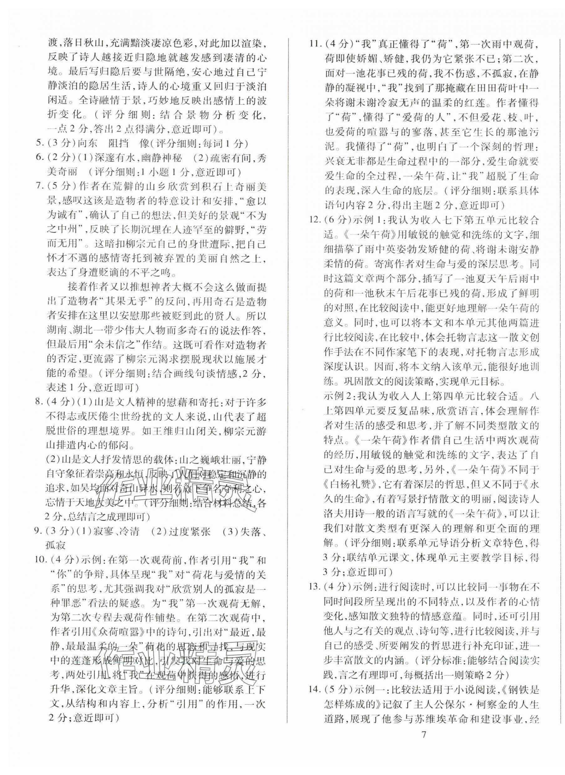 2025年浙江中考模拟试卷精选语文&nbsp;第10页