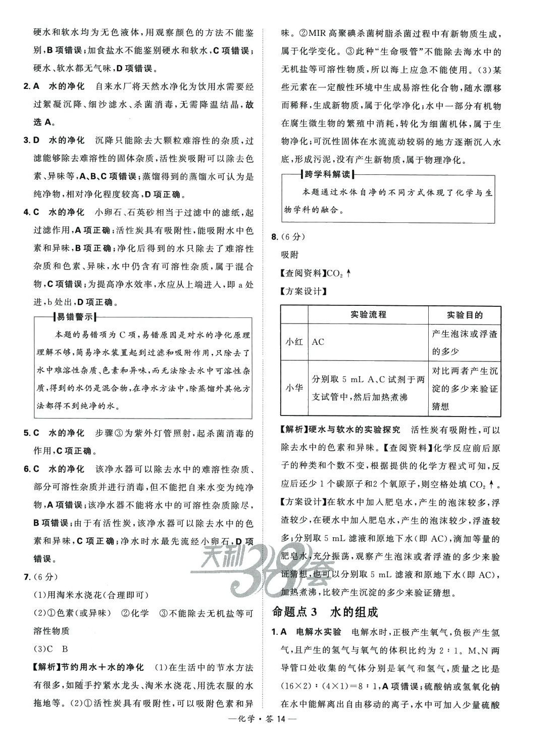 2024年天利38套中考試題分類化學(xué)中考山東專版 第14頁