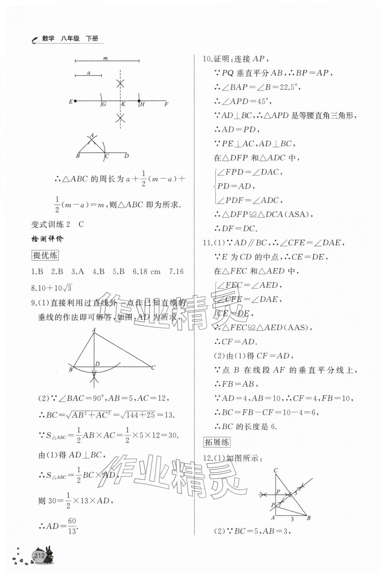 2026年新课程助学丛书八年级数学下册北师大版&nbsp;第10页
