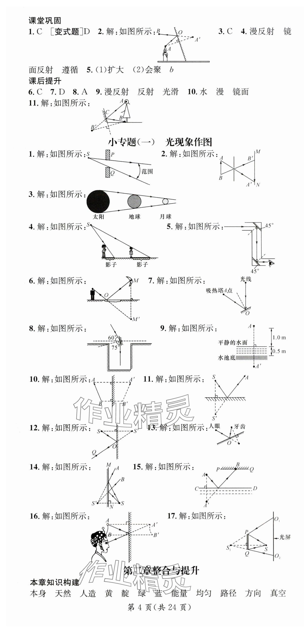 2024年名师测控八年级物理上册苏科版陕西专版 第4页