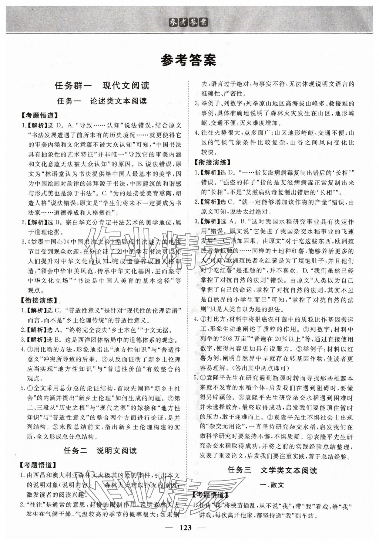 2024年優化方案初升高銜接九年級語文 第1頁