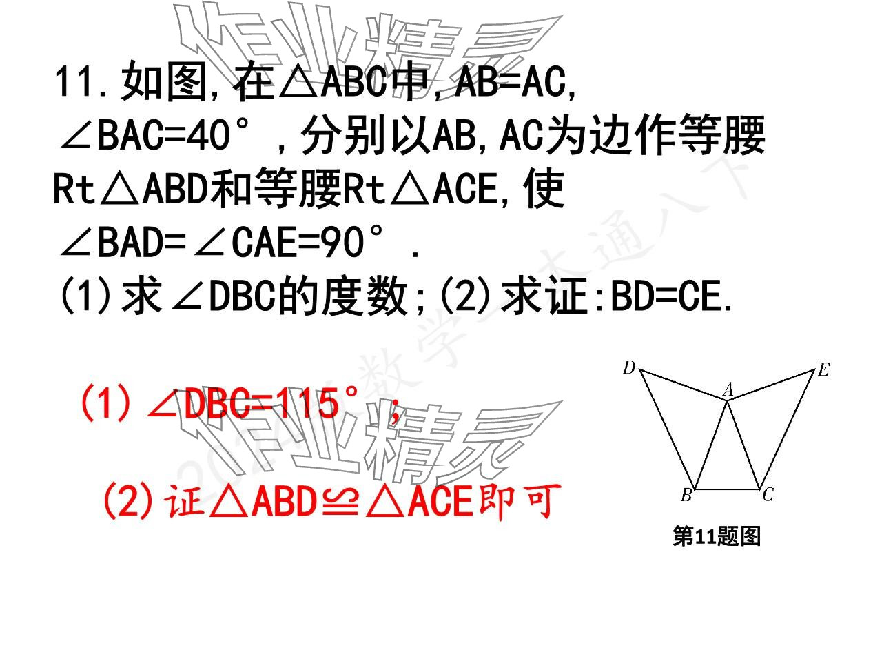 2025年一本通武漢出版社八年級數(shù)學下冊北師大版精簡版 參考答案第7頁