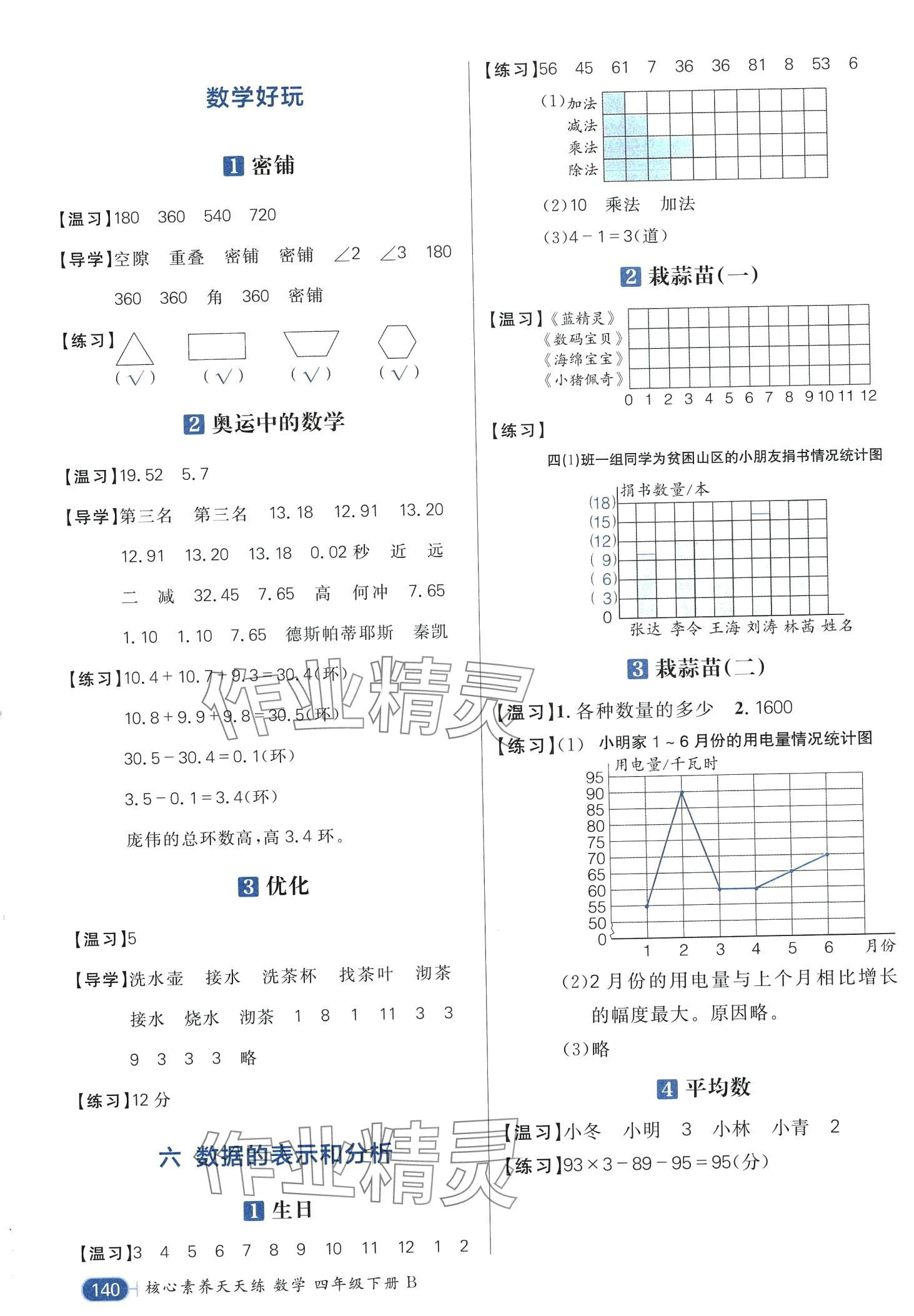 2024年核心素養(yǎng)天天練四年級數(shù)學(xué)下冊北師大版 第4頁