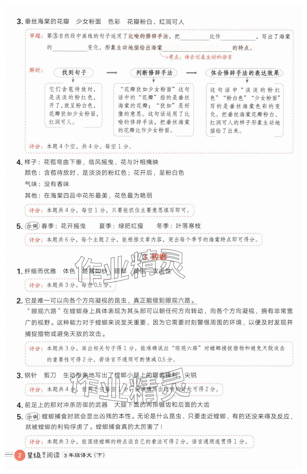 2025年魔卡阅读目标训练法三年级语文下册人教版 第2页