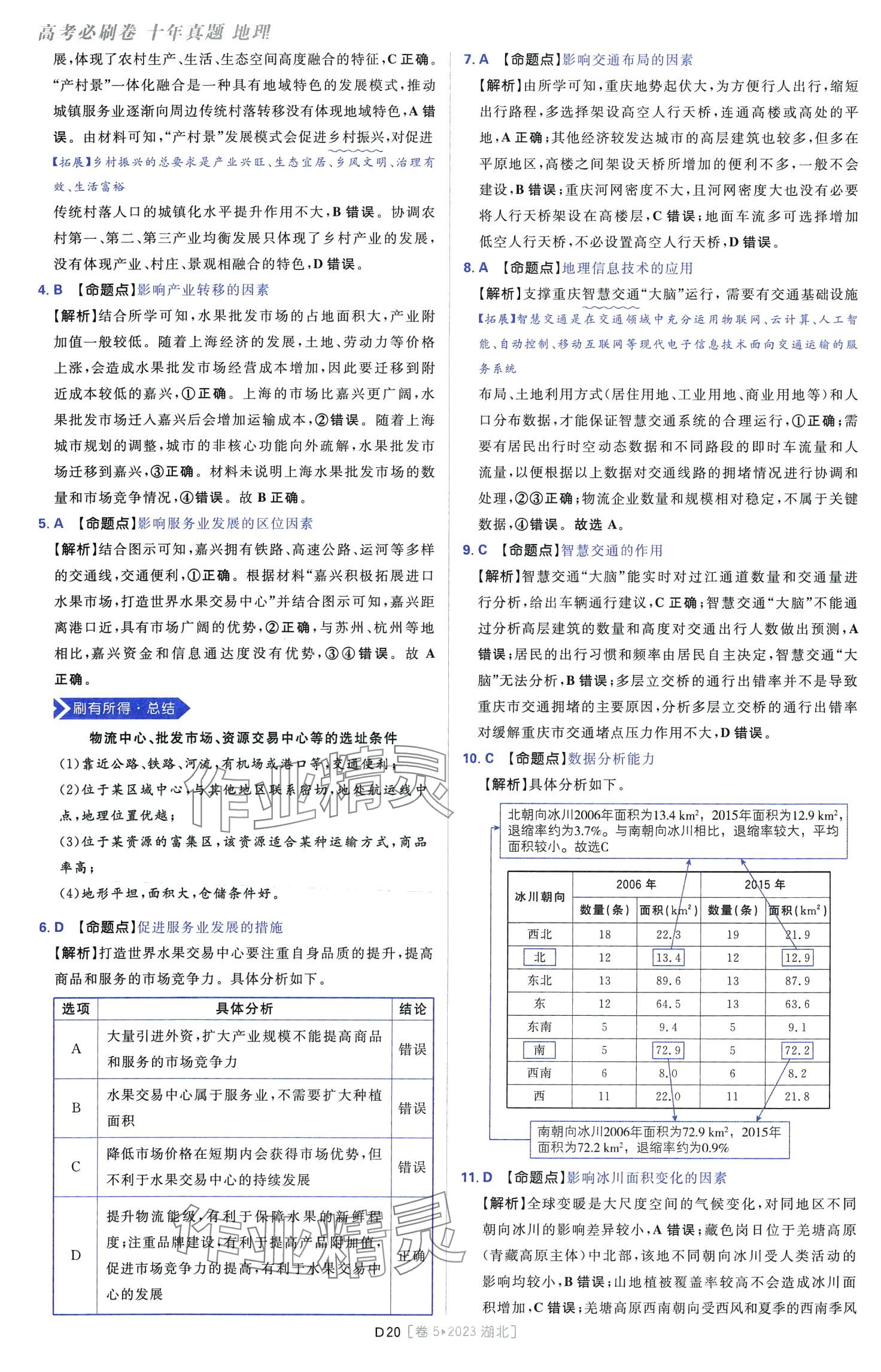 2024年高考必刷卷十年真題高中地理通用版 第22頁