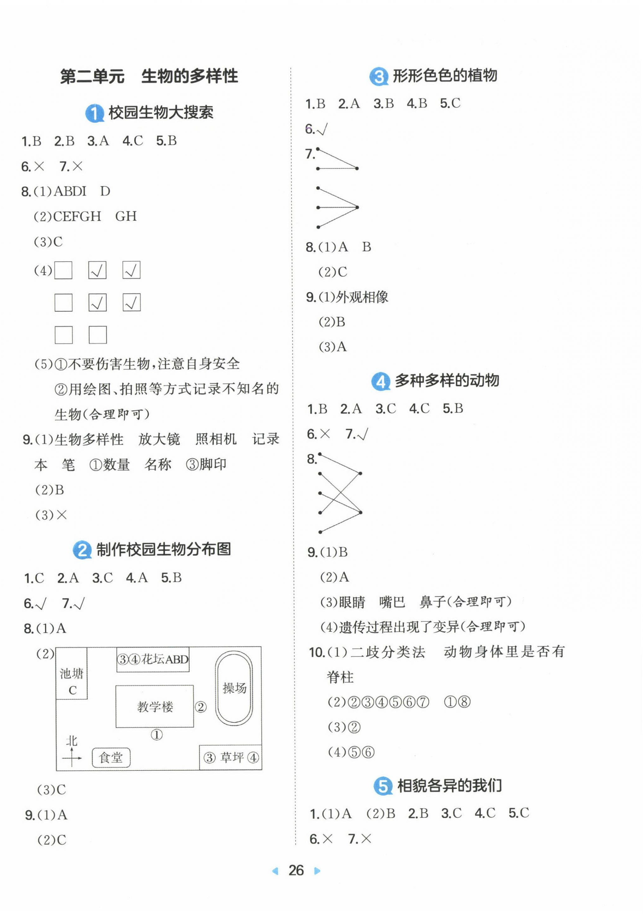 2025年一本同步训练六年级科学下册教科版 第2页