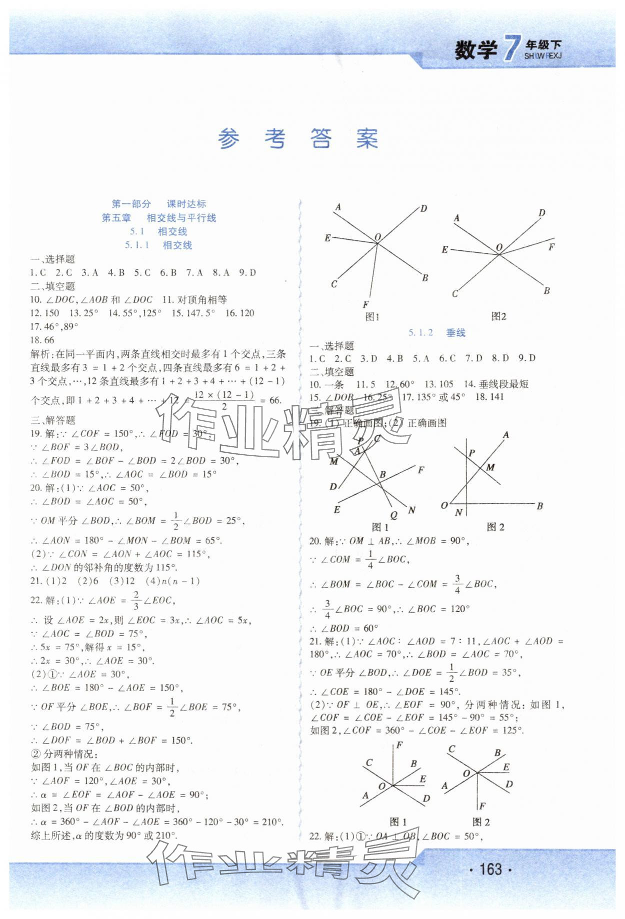 2024年精析巧練七年級(jí)數(shù)學(xué)下冊(cè)人教版 第1頁