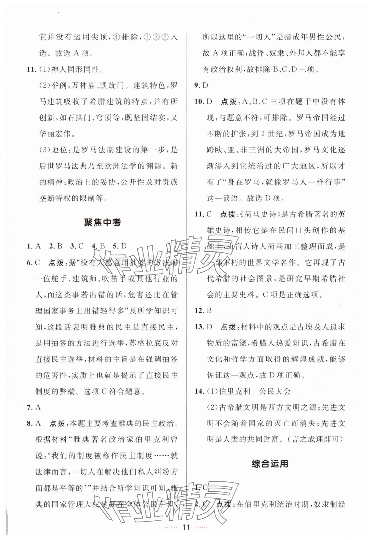 2025年三维数字课堂九年级世界历史上册人教版 第11页