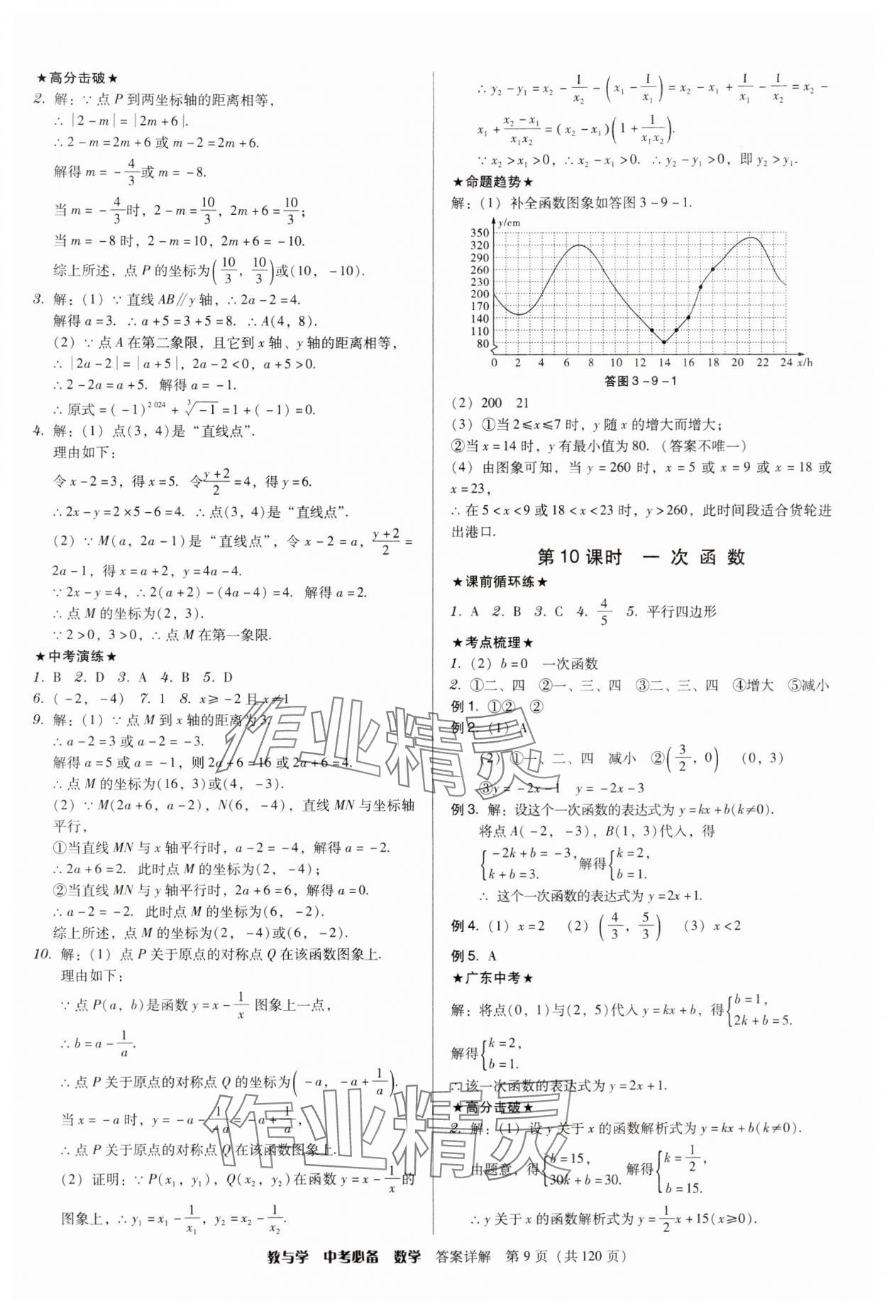 2024年教与学中考必备数学 第9页