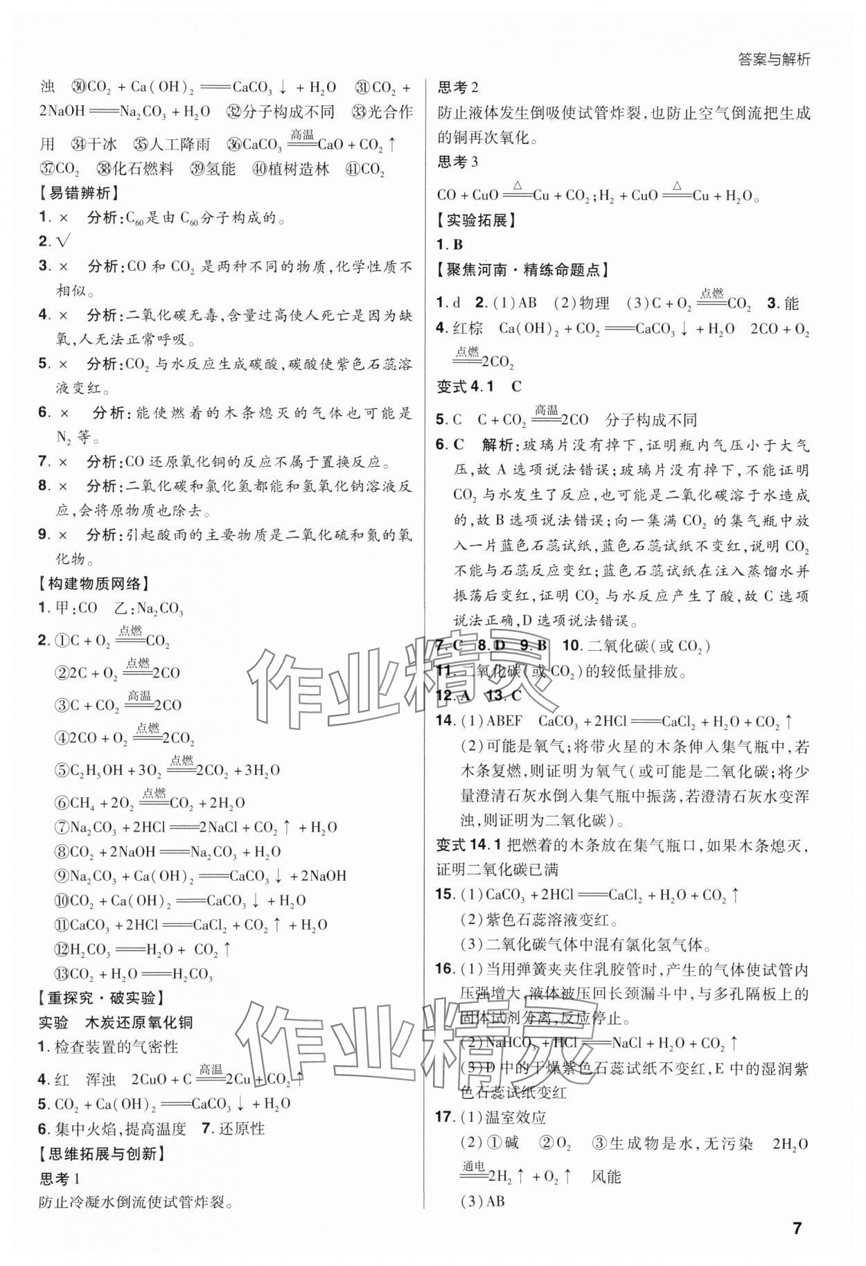 2025年考出好成绩中考总复习化学河南专版 第7页