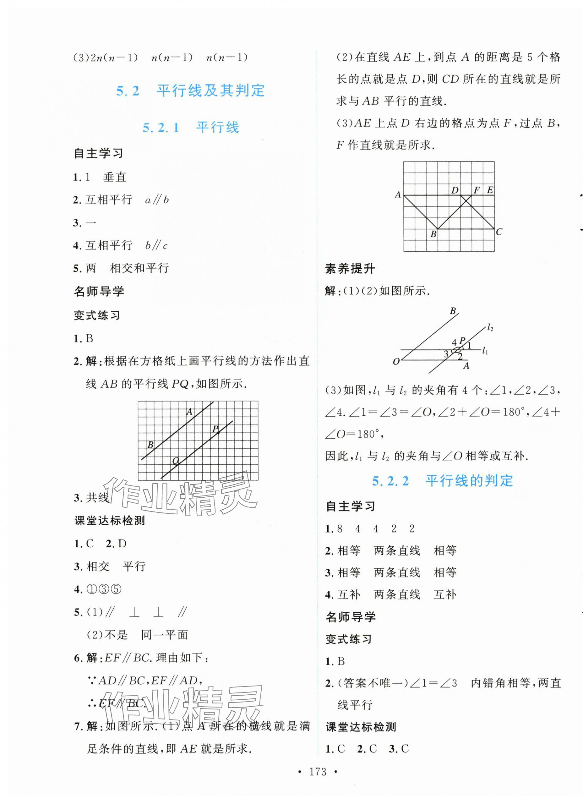 2024年实验教材新学案七年级数学下册人教版 第3页