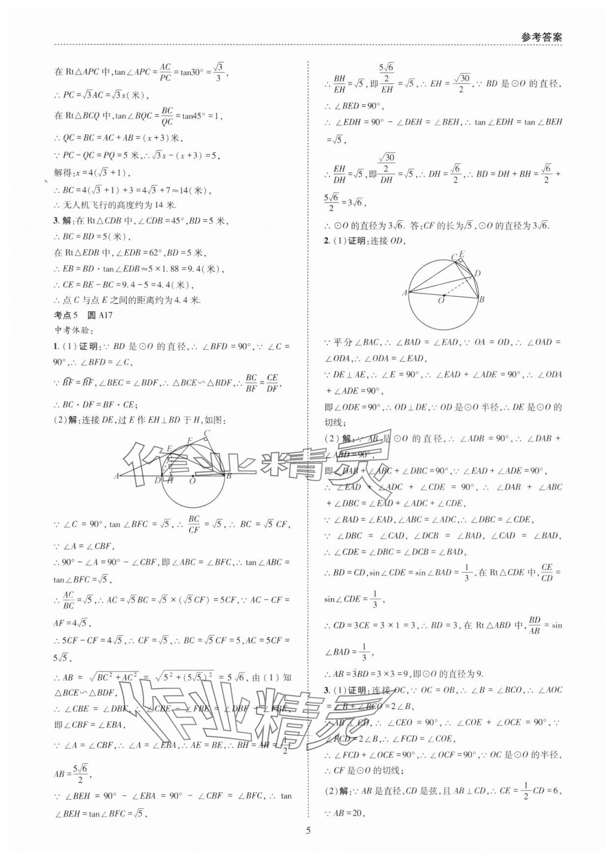 2025年中考A+B核心考点必刷数学&nbsp;第5页
