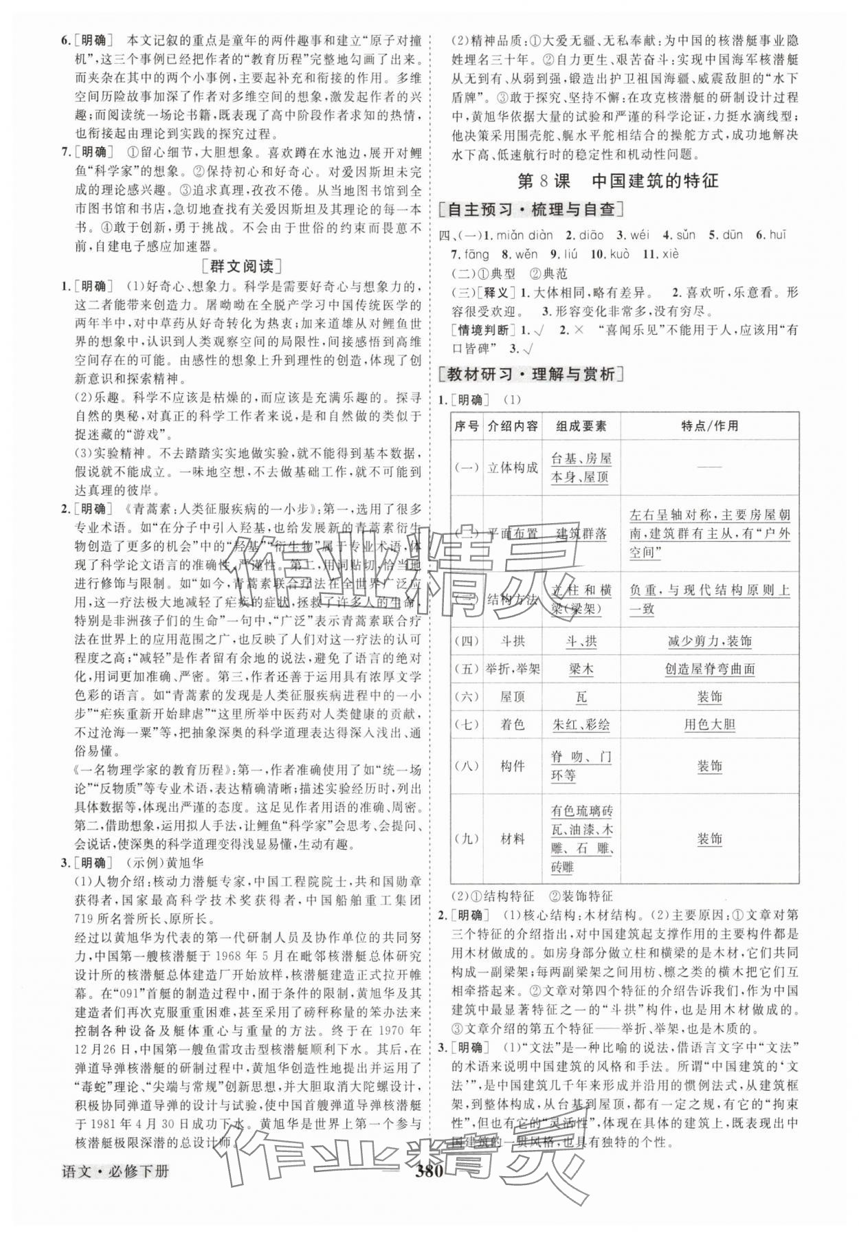 2025年高中同步創(chuàng)新課堂優(yōu)化方案高中語文必修下冊(cè)人教版 第16頁