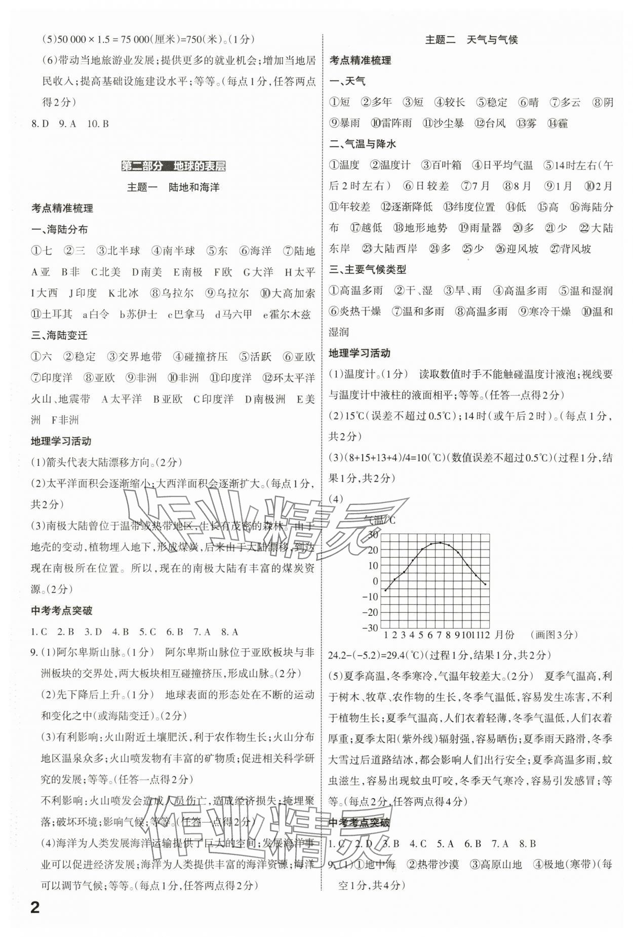 2024年滾動遷移中考總復(fù)習(xí)地理山西專版 第2頁