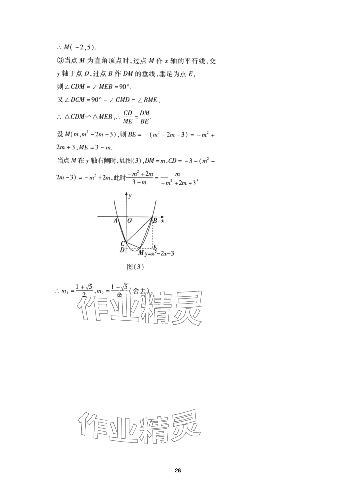 2025年巅峰对决第一轮复习数学重庆专版&nbsp;参考答案第28页